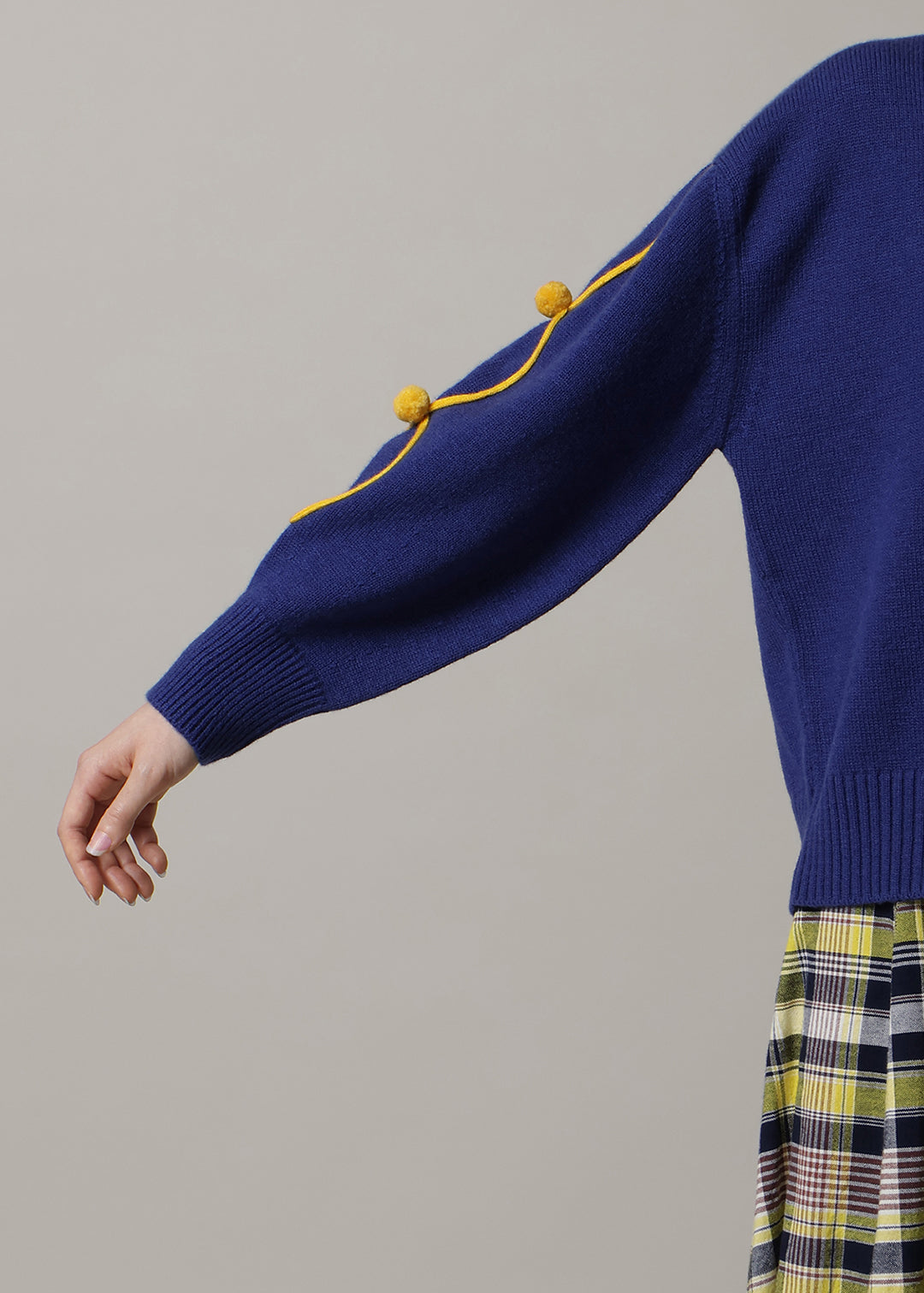 7gg Wool Pom-pom Knit Cardigan