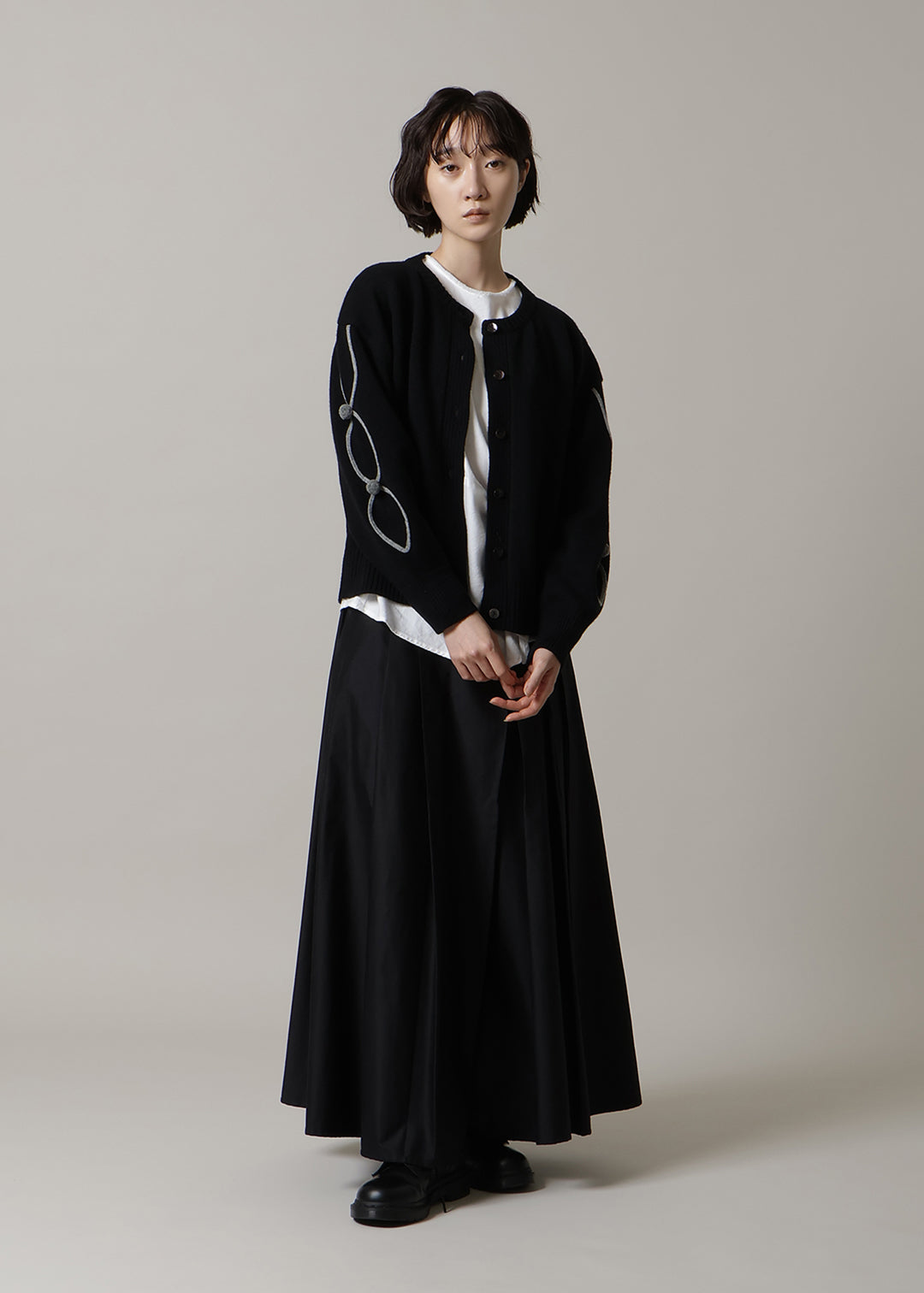 7gg Wool Pom-pom Knit Cardigan