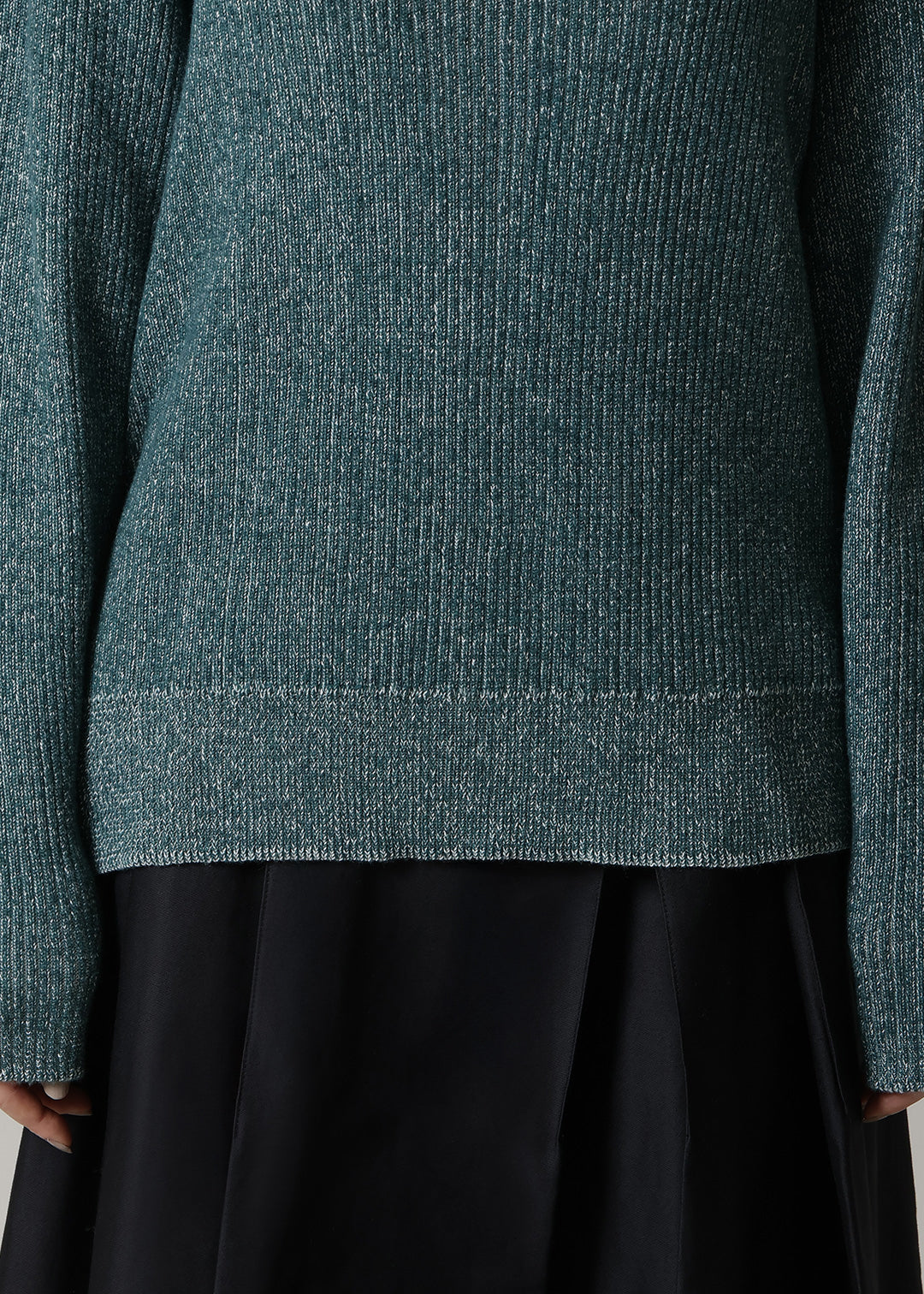 Accordion Bi-color Knit 7gg Cotton