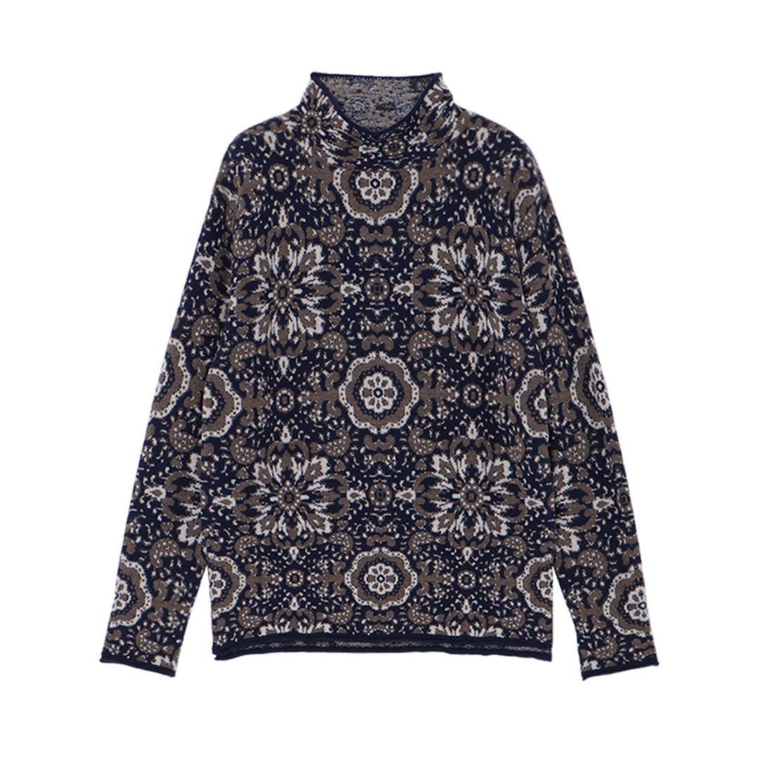 Xing Paisley JQ Sweater 12gg Wool