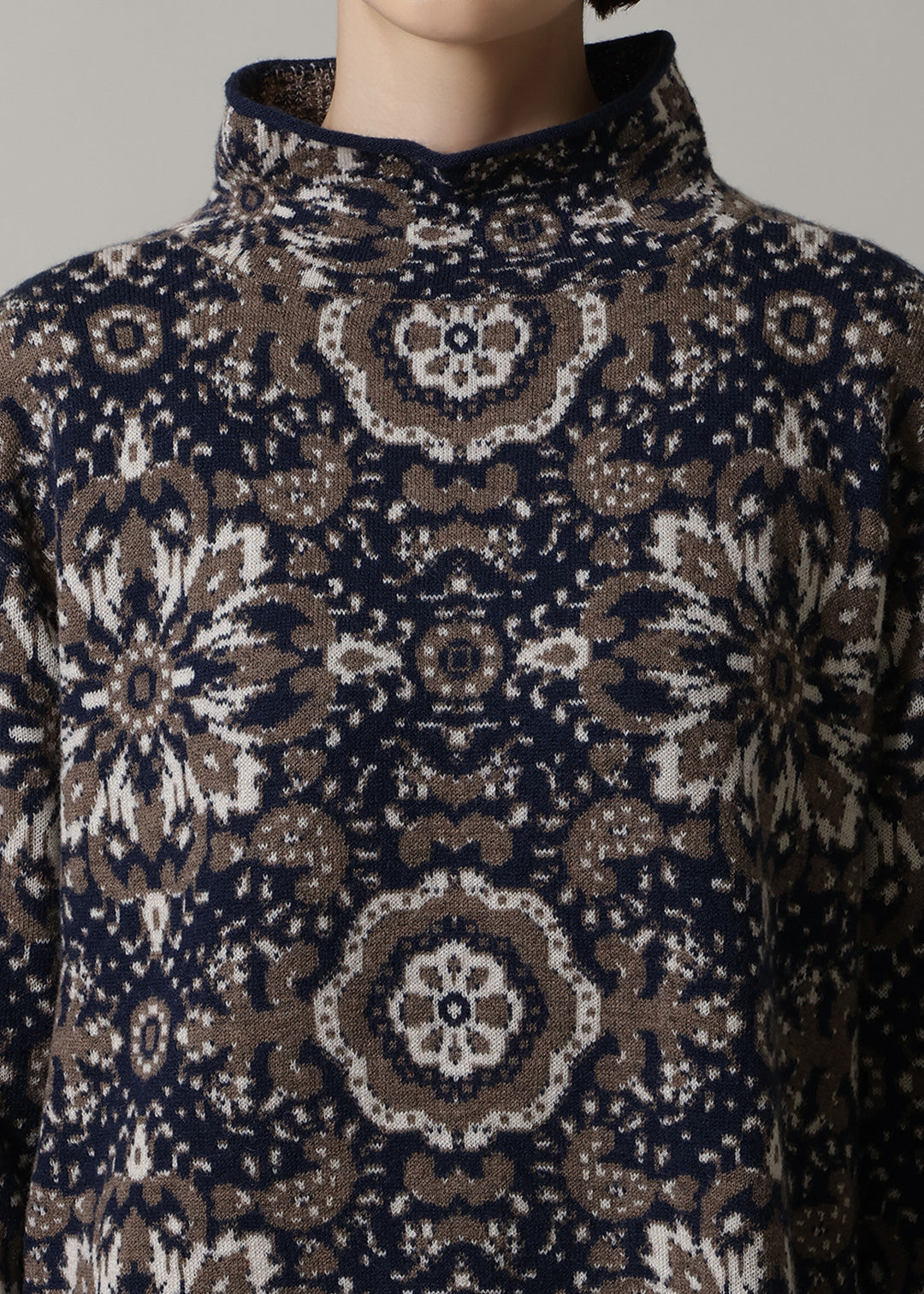 Xing Paisley JQ Sweater 12gg Wool
