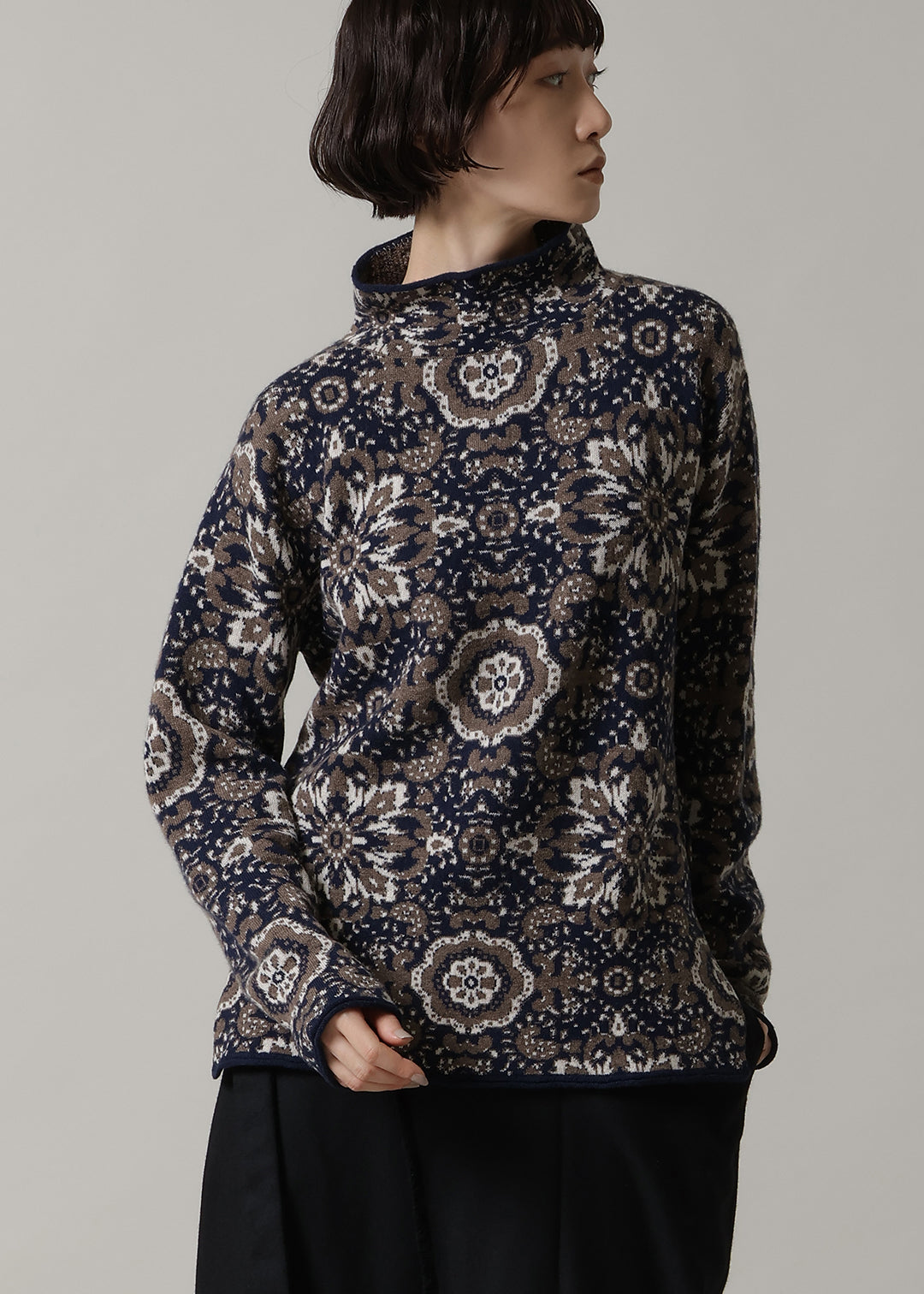 Xing Paisley JQ Sweater 12gg Wool