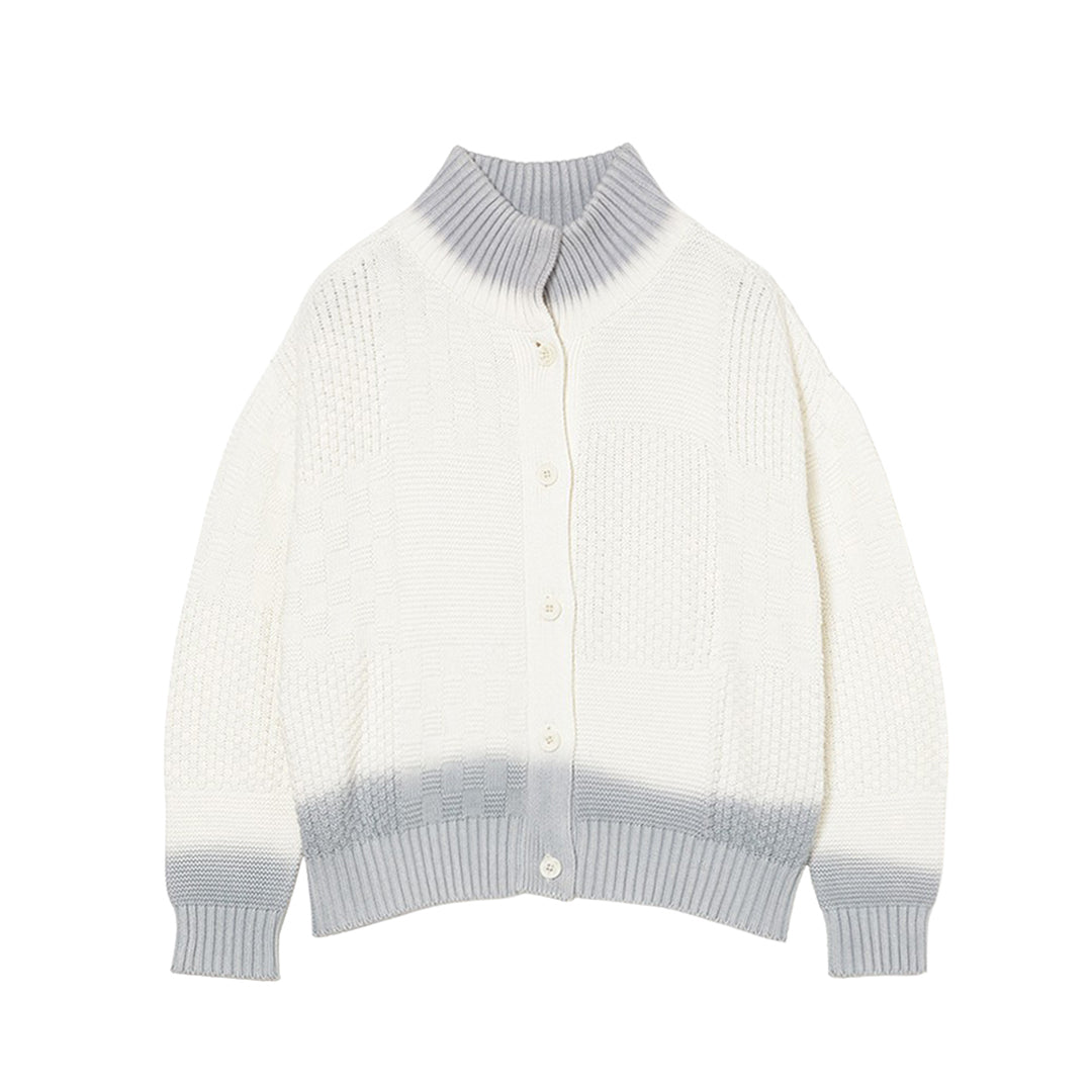 Cotton Overdyed Gradation Cardigan