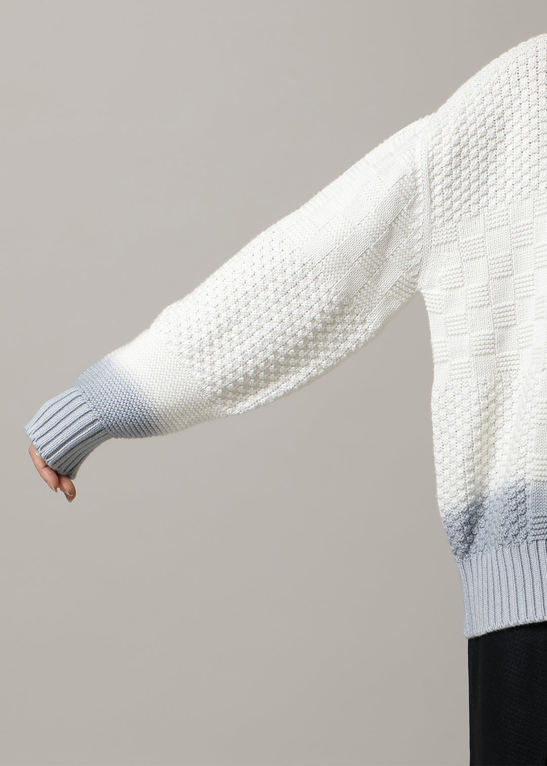 Cotton Overdyed Gradation Cardigan