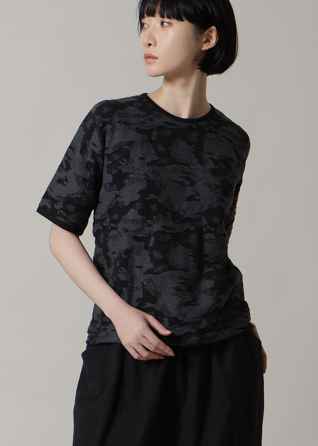 Sculpted Half SL Knit 14gg Cotton