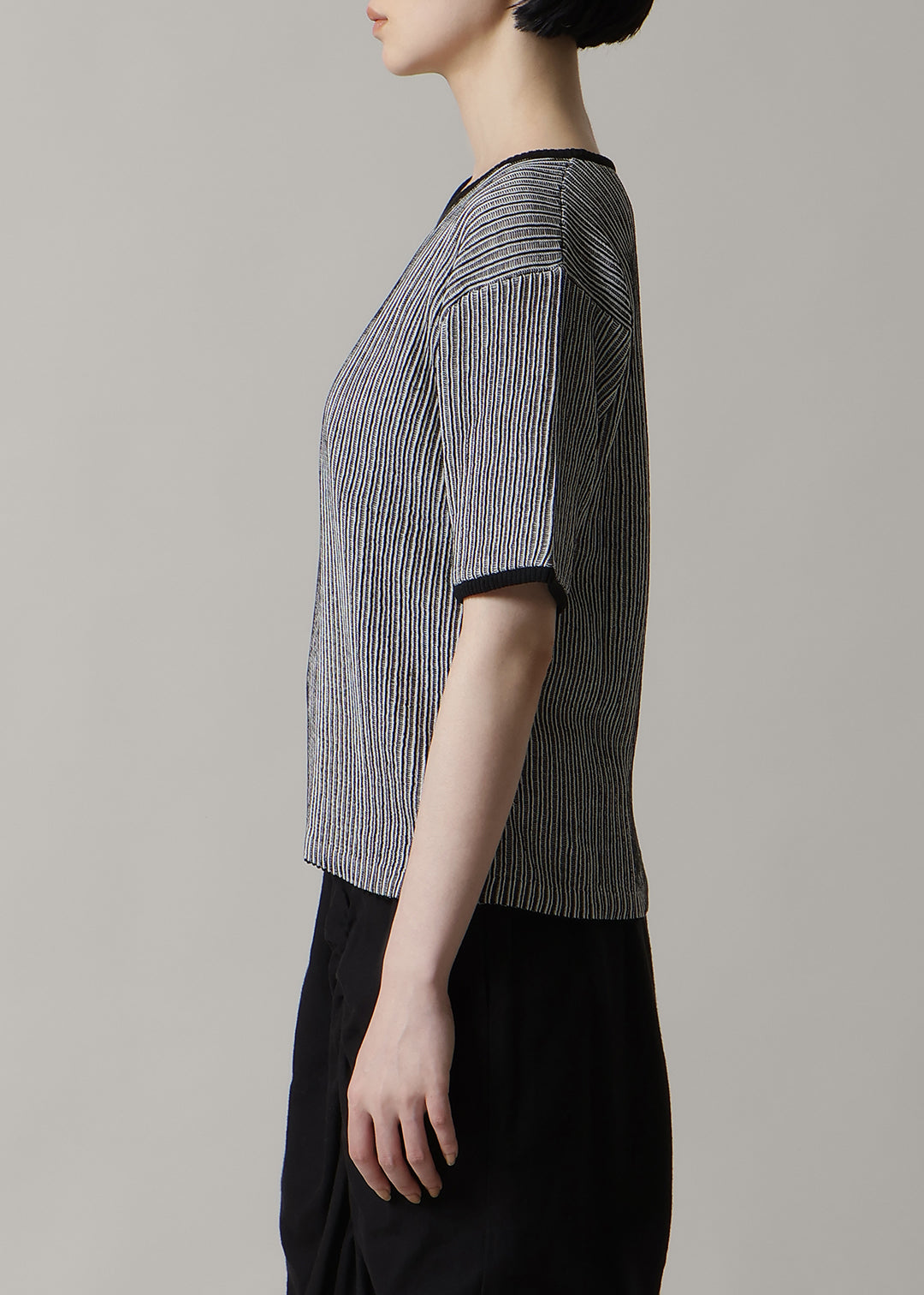 14gg Cotton Half-SL Rib Knit