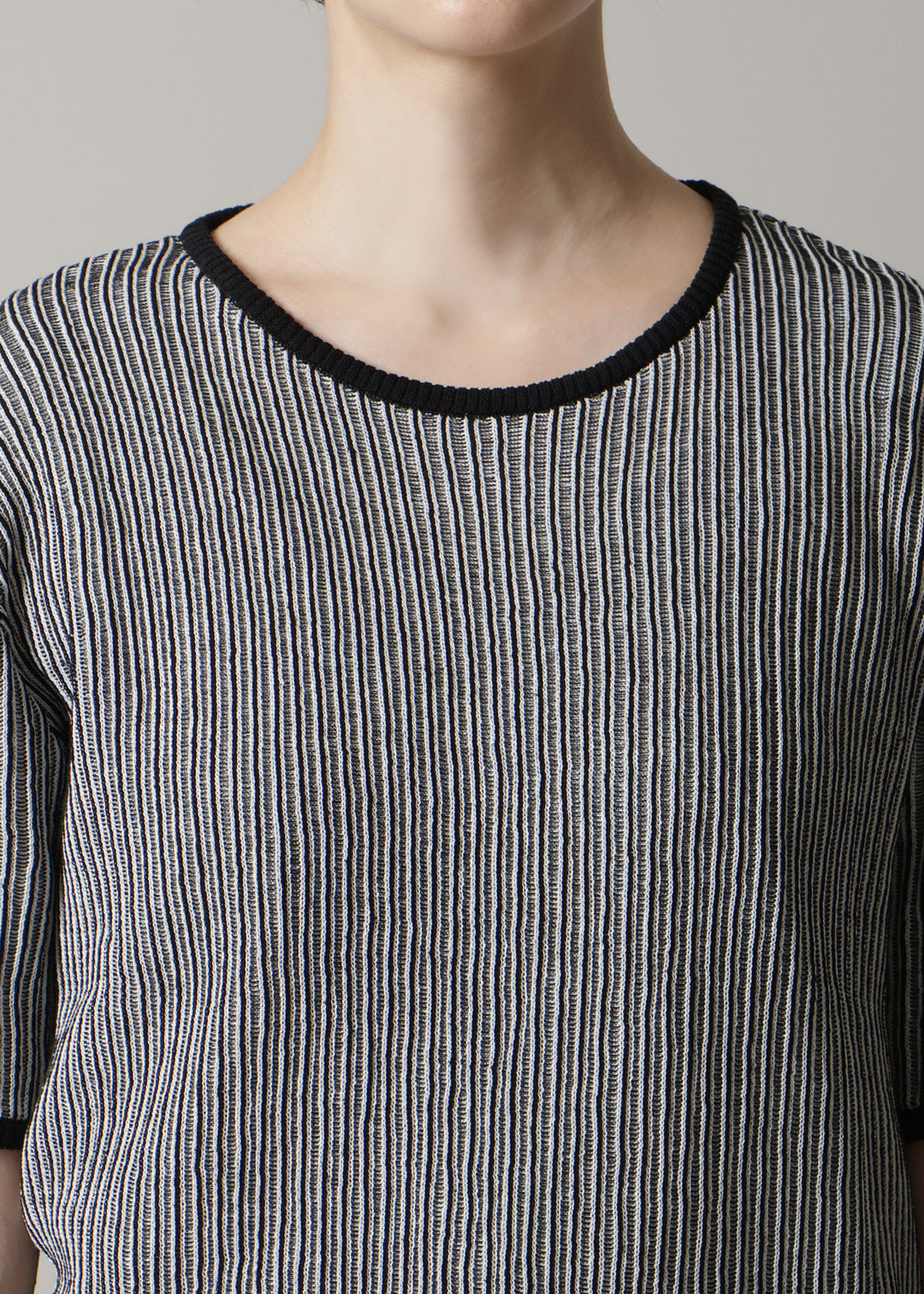 14gg Cotton Half-SL Rib Knit