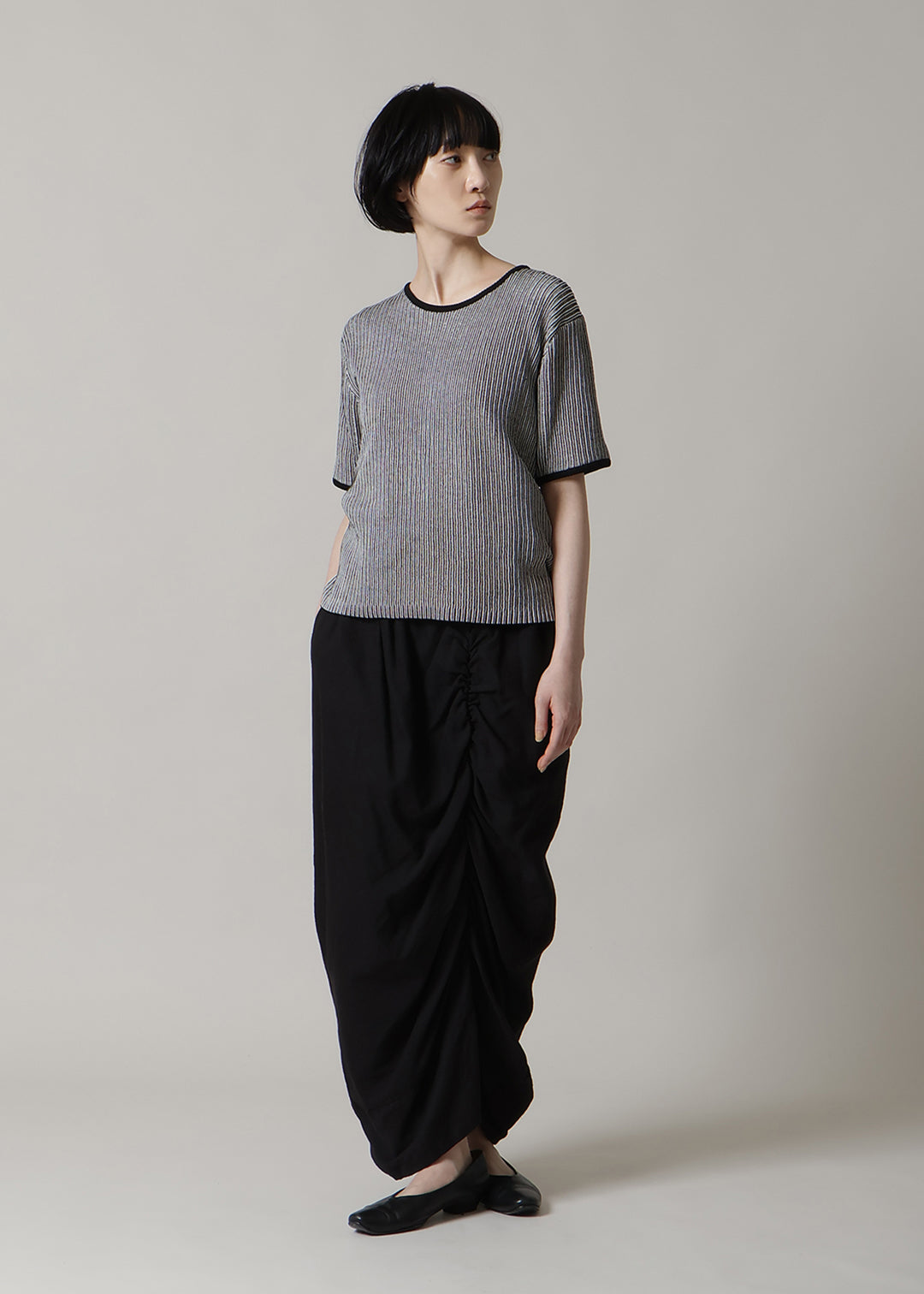 14gg Cotton Half-SL Rib Knit