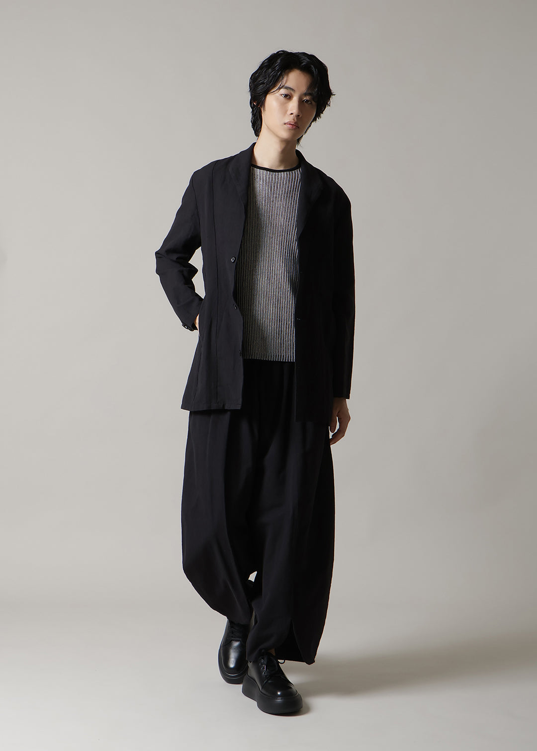 14gg Cotton Half-SL Rib Knit