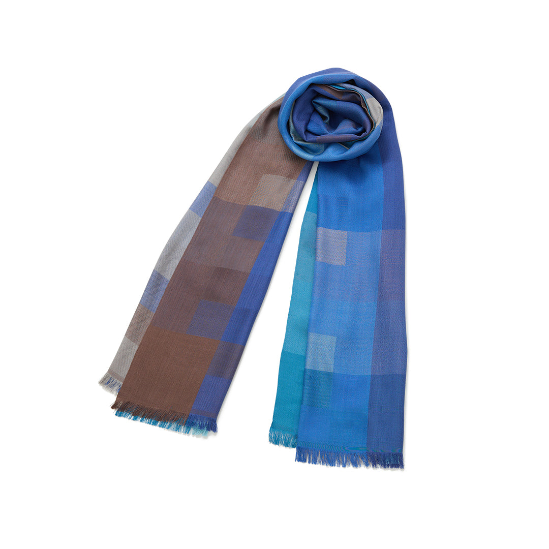 Block Check Silk Stole – マザーハウス 公式サイト