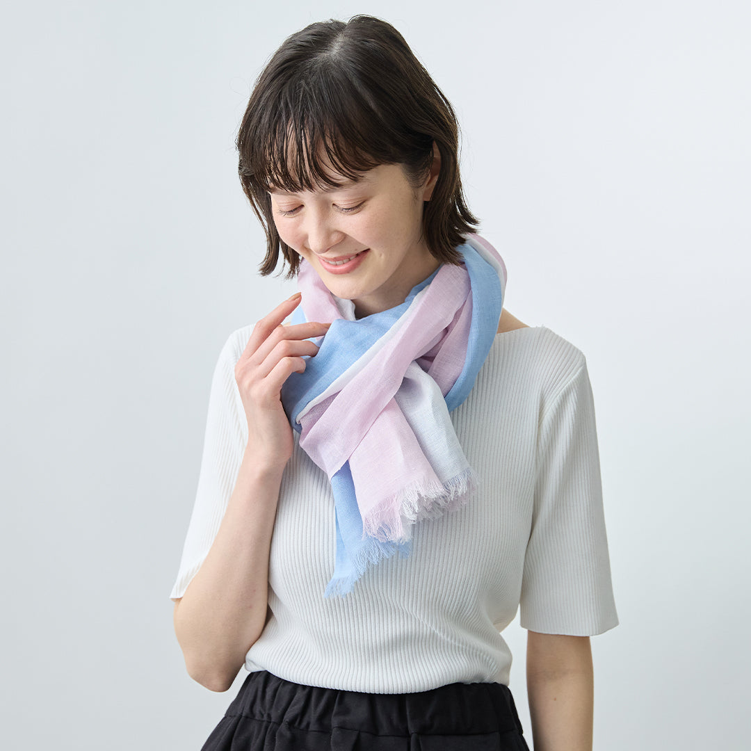 Linen Stripe Stole