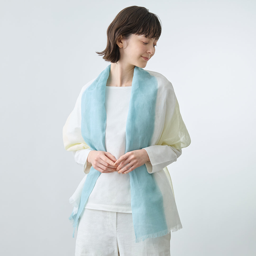 Linen Stripe Stole