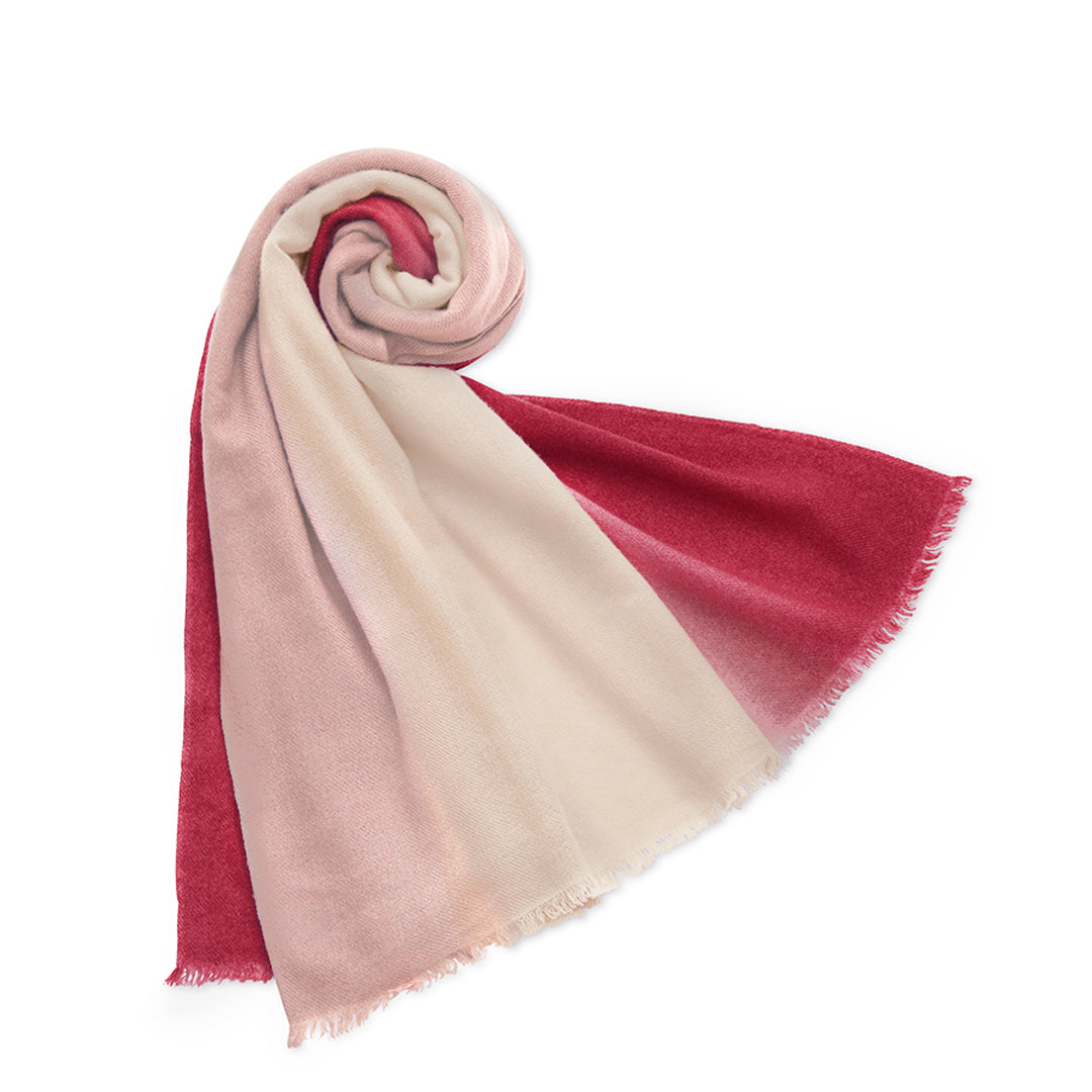 Tricolor Cashmere Stole