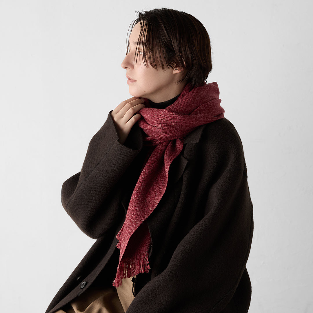 Merino Wool Tweed Stole