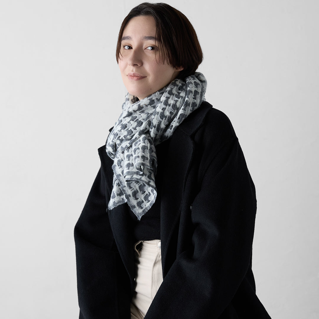 Felted Koshi Weave Stole