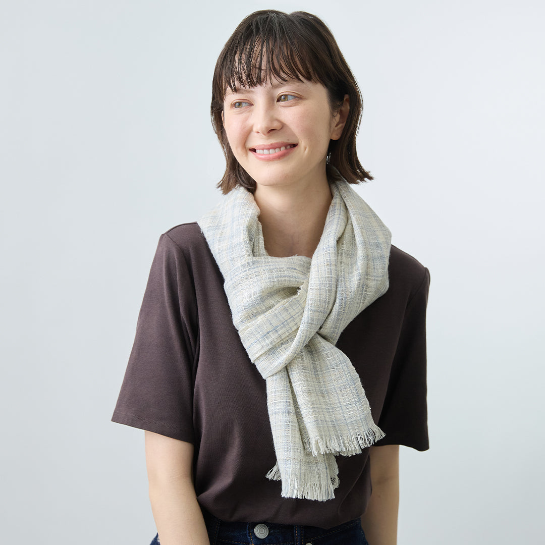 MOTHER HOUSE ストール Tricolor Fine Silk Stole – マザーハウス 公式サイト
