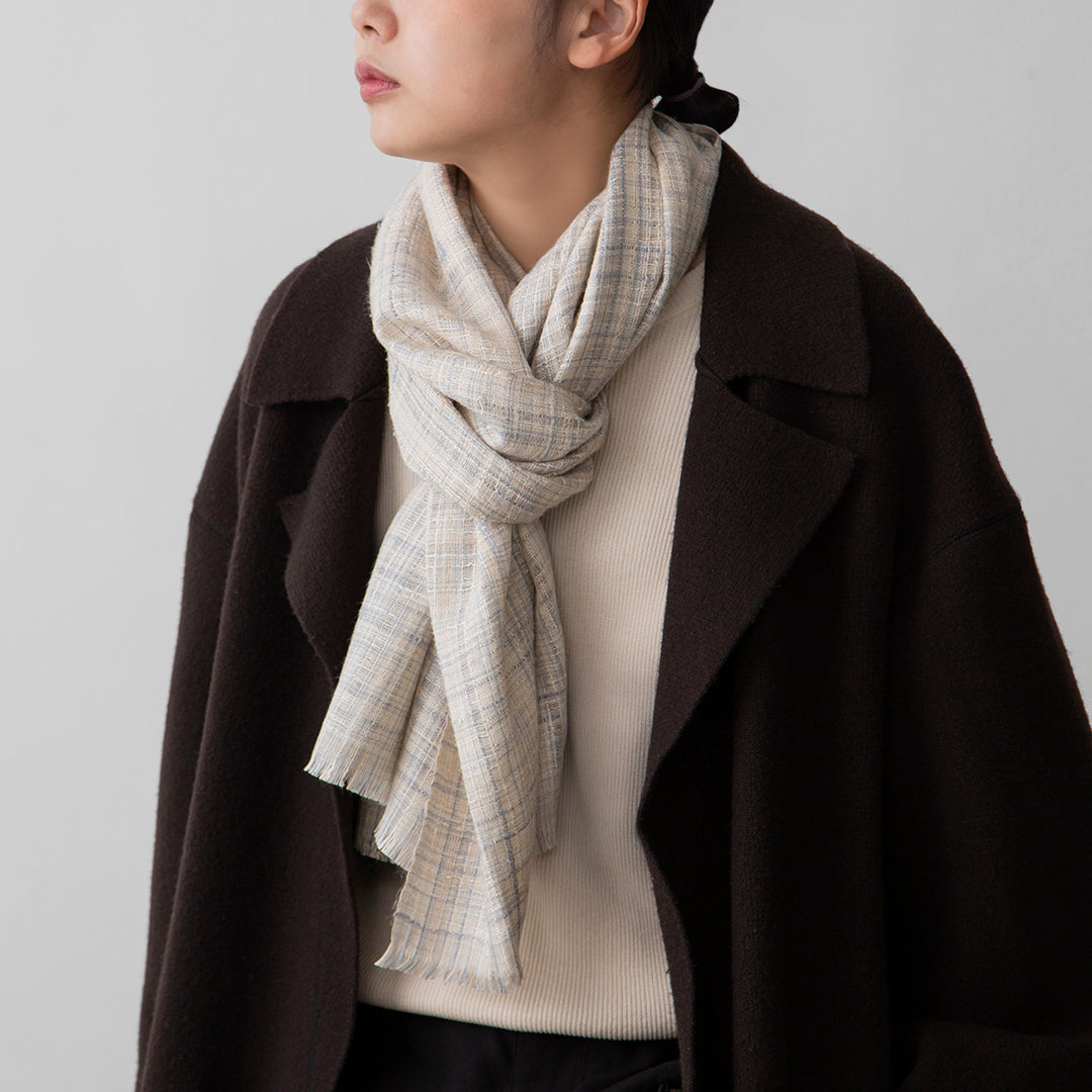 Ikat Multicolor Silk Stole