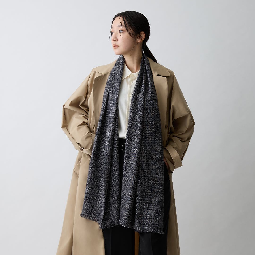 Ikat Extra Fine Wool Stole
