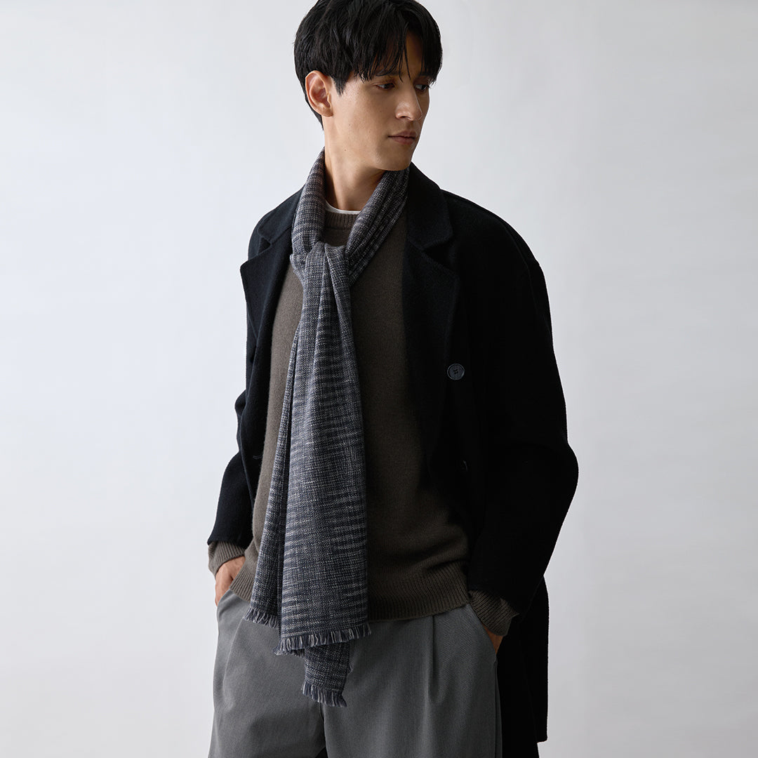 Ikat Extra Fine Wool Stole