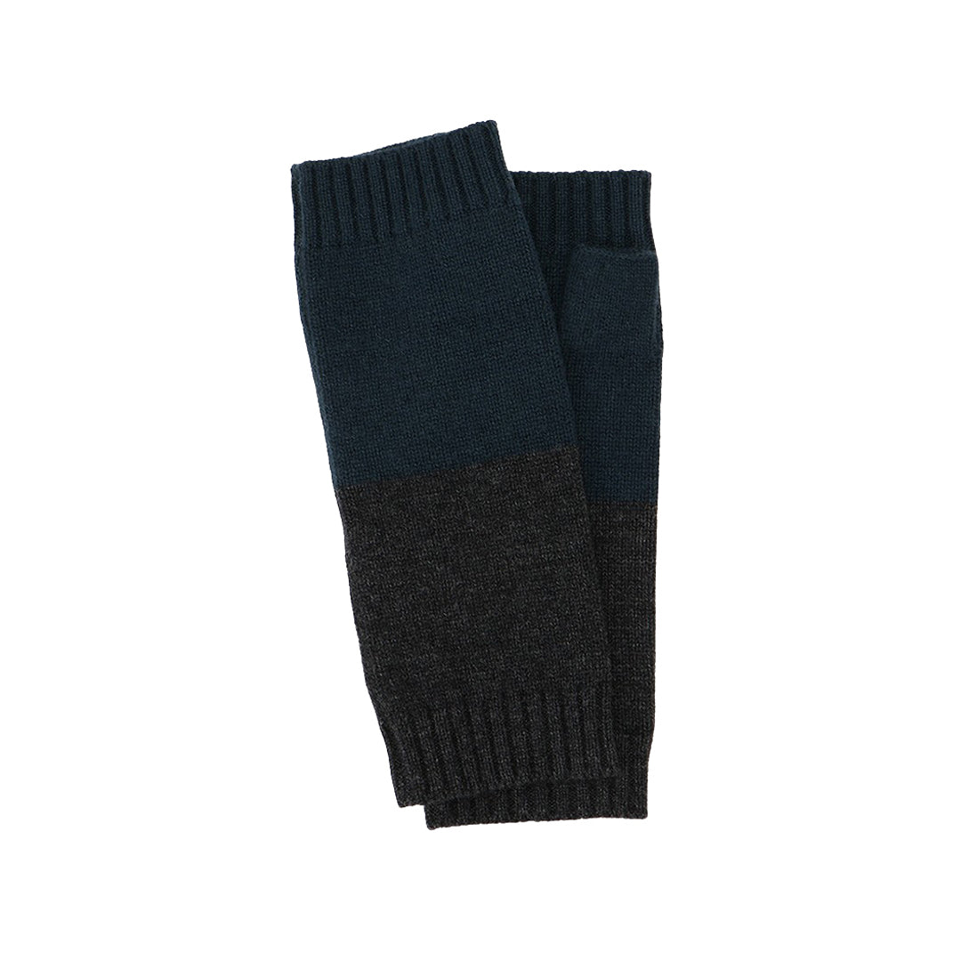 Wool Cashmere Color Block Mitten