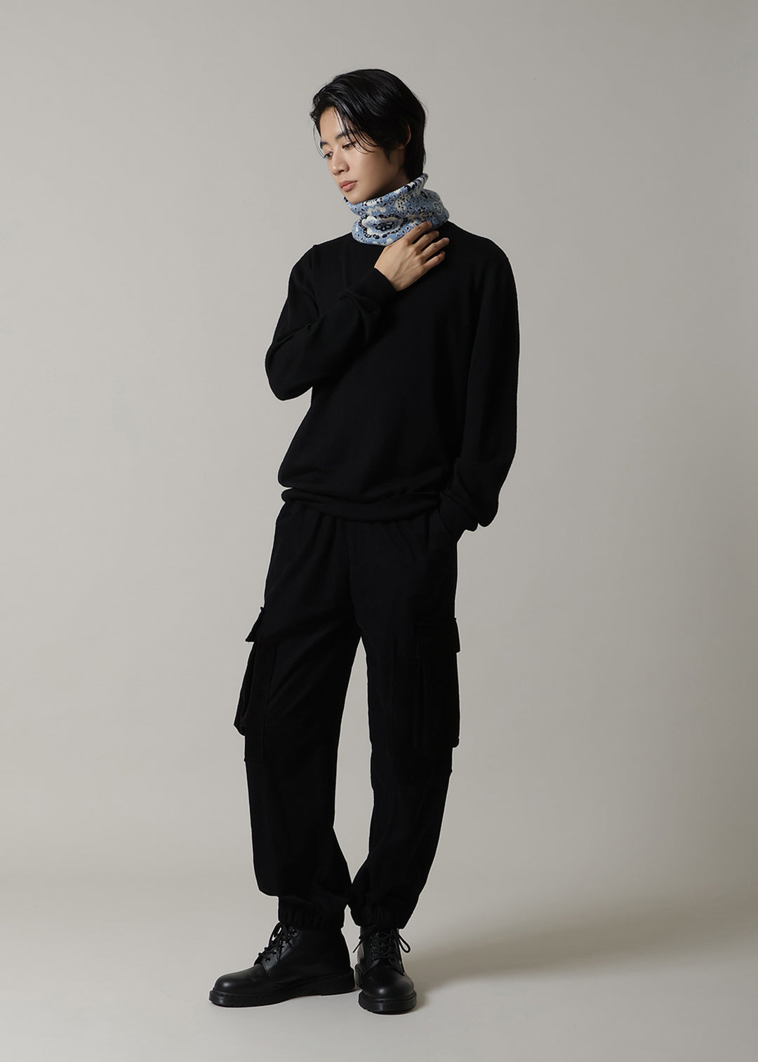 Xing Paisley Neck Warmer 12gg Wool