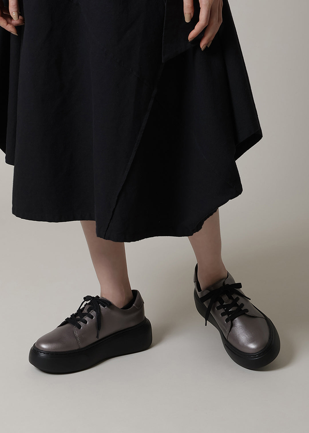 美品✨エリコヤマグチ ザ・ウォーカー 厚底 レザーシューズ ダークナイト L THE WALKER(METALLIC) No.004 PLATFORM – マザーハウス 公式サイト
