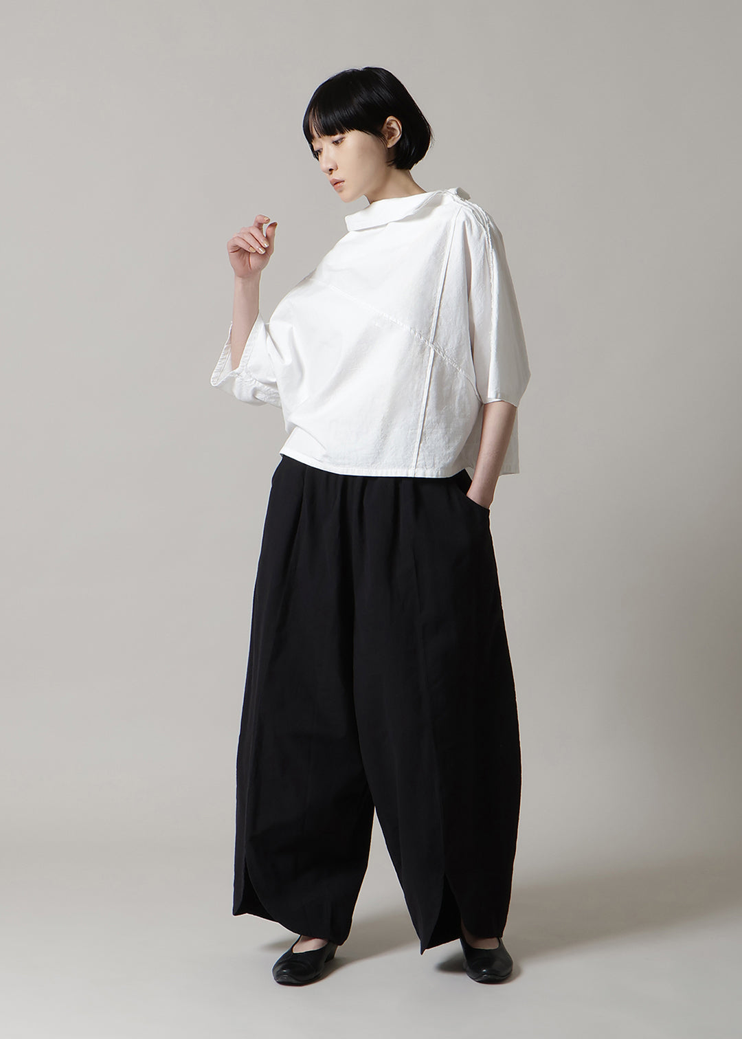 Sculpted Dolman Tops 56dt Khadi