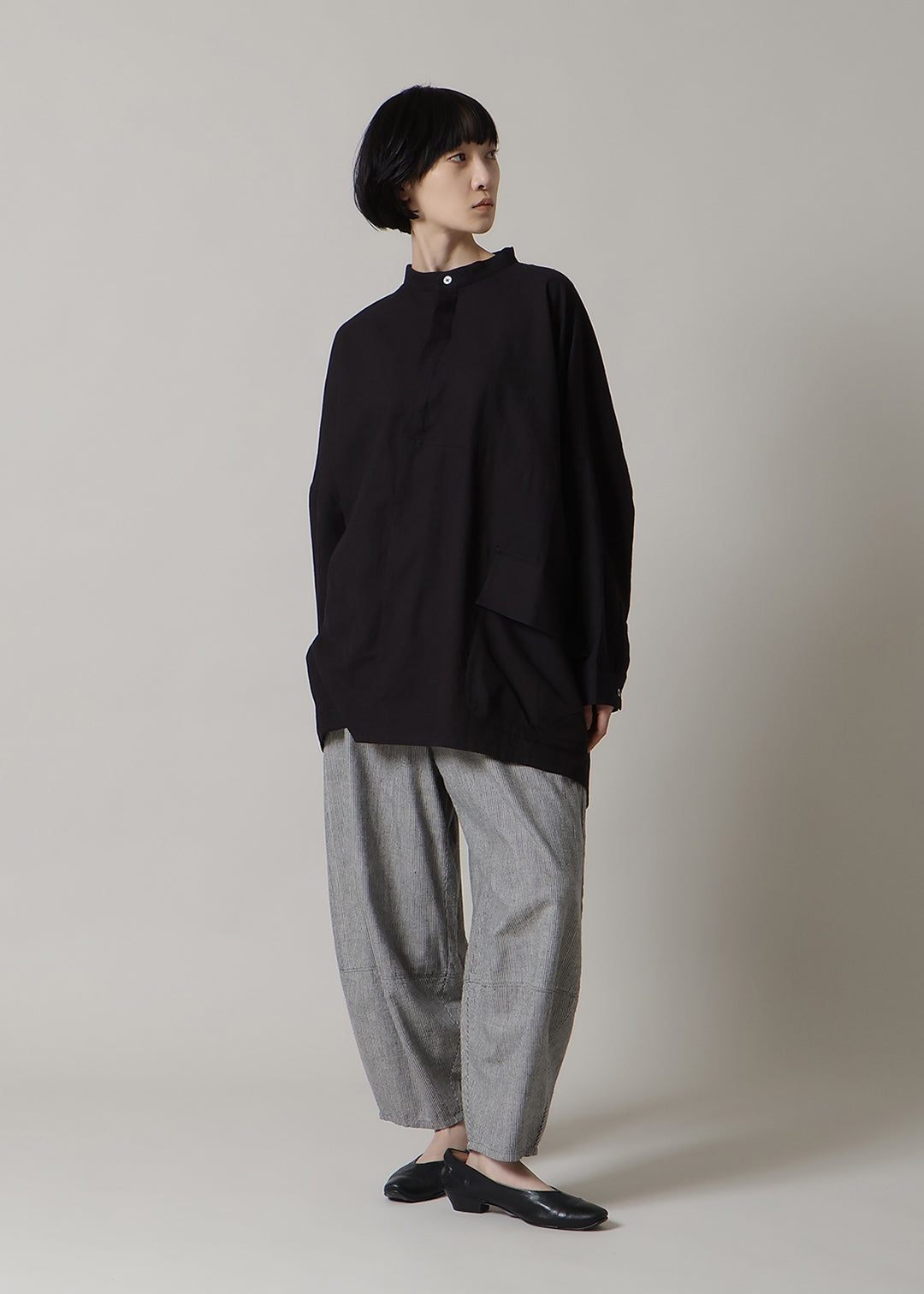 Asymme Patchwork Shirt 100dt khadi