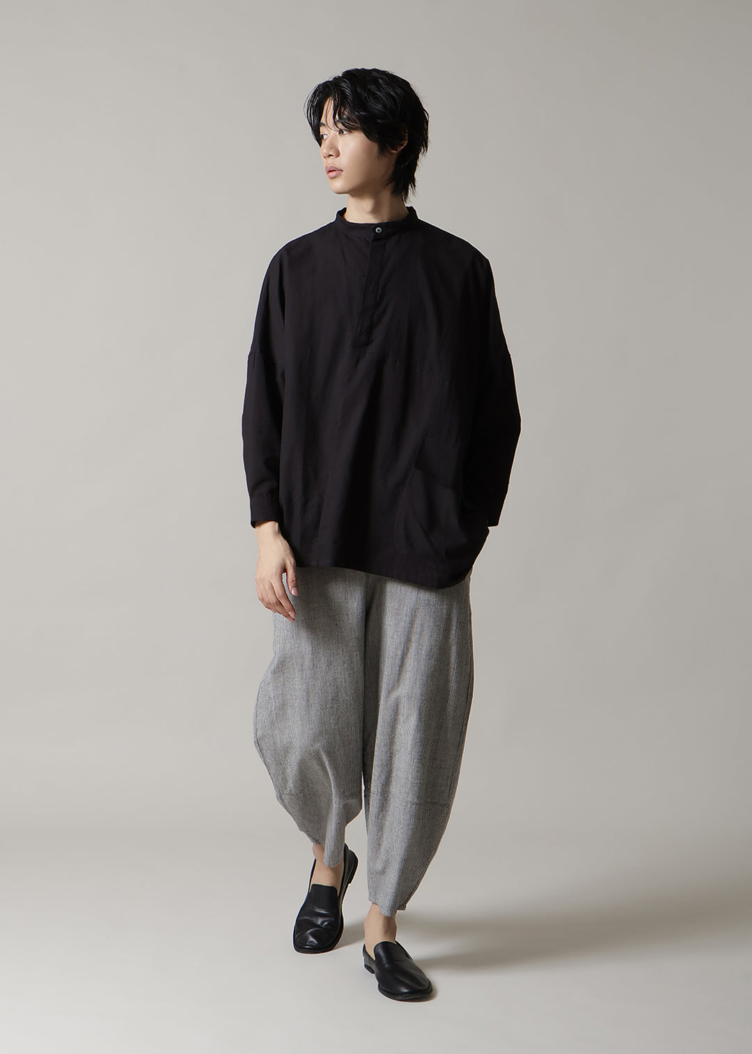 Asymme Patchwork Shirt 100dt khadi