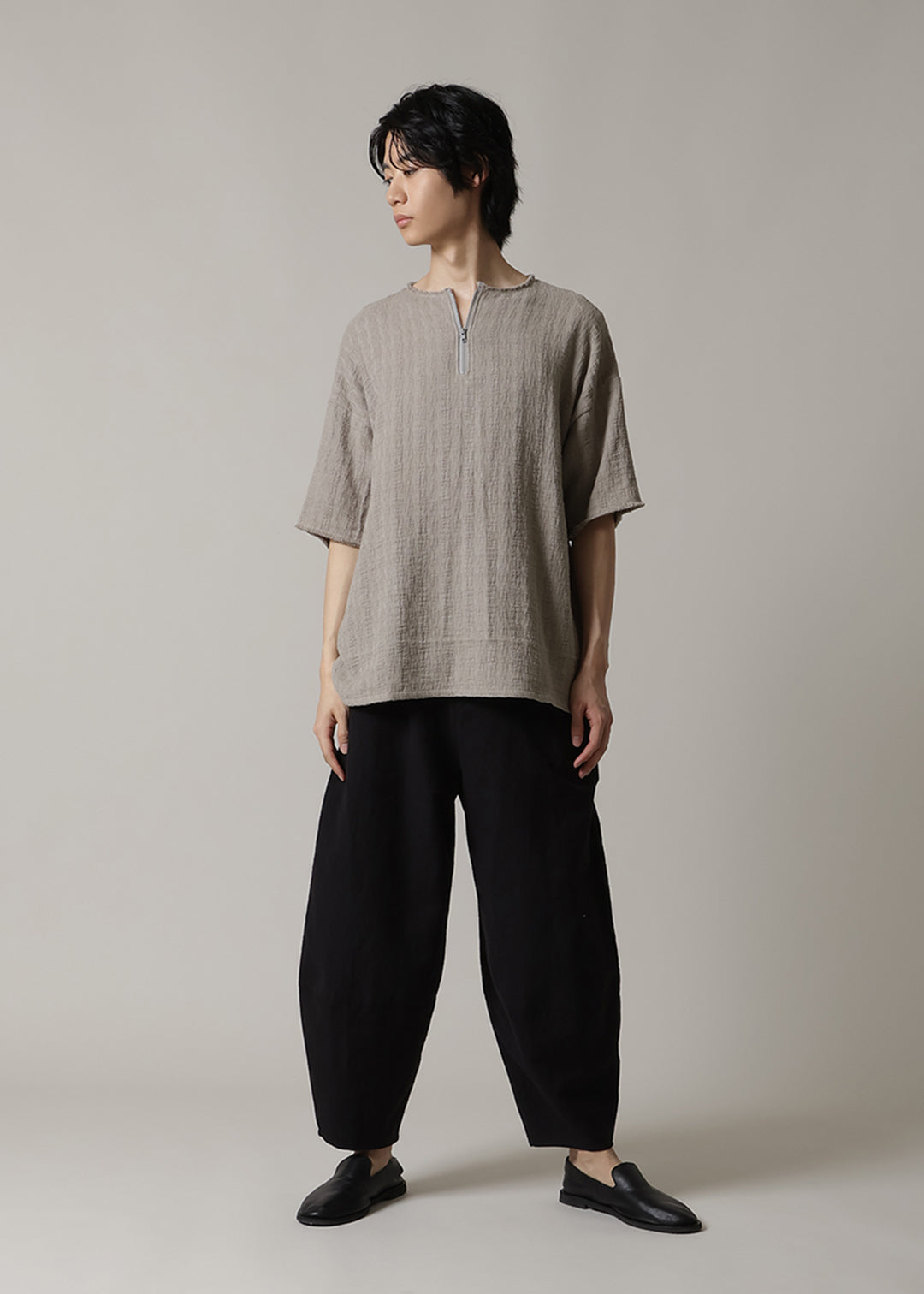 Kaname Zip-up Tops Dobby Gauze – マザーハウス 公式サイト