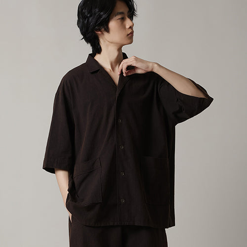 Kaname Open Collar SH Washed 56s – マザーハウス 公式サイト