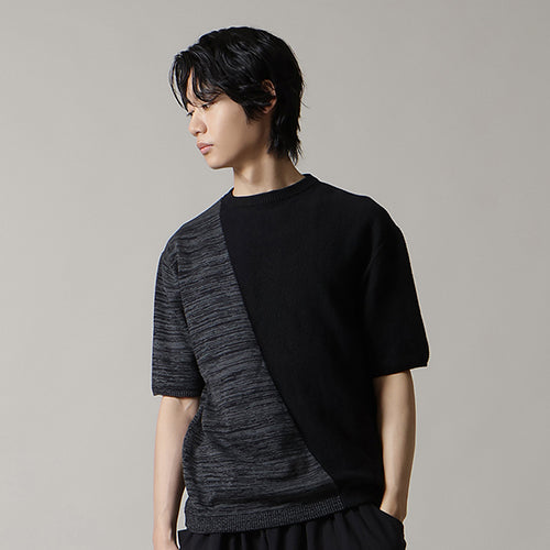 14gg Cotton Color Block Knit – マザーハウス 公式サイト