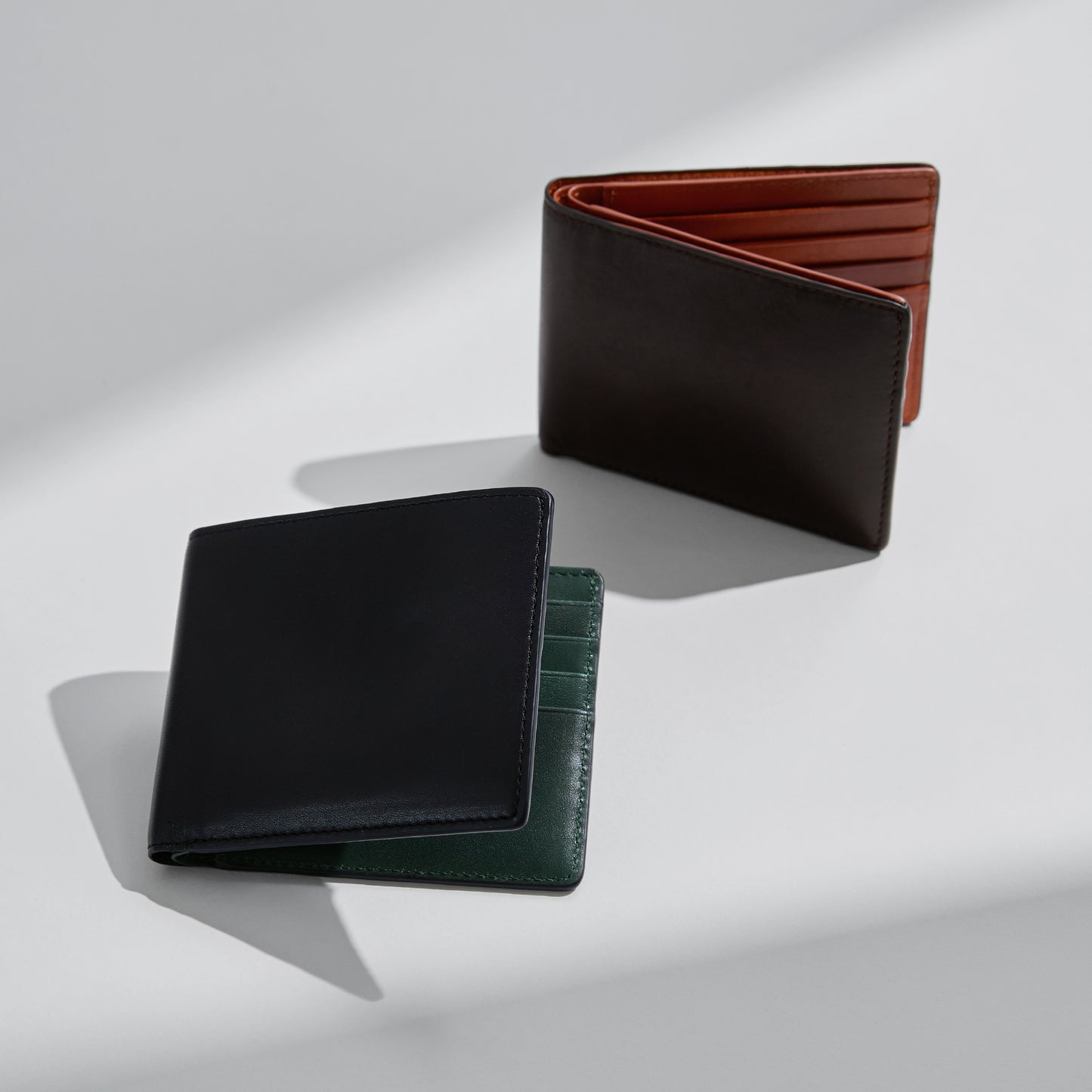 Bi-color Antique Slim Wallet