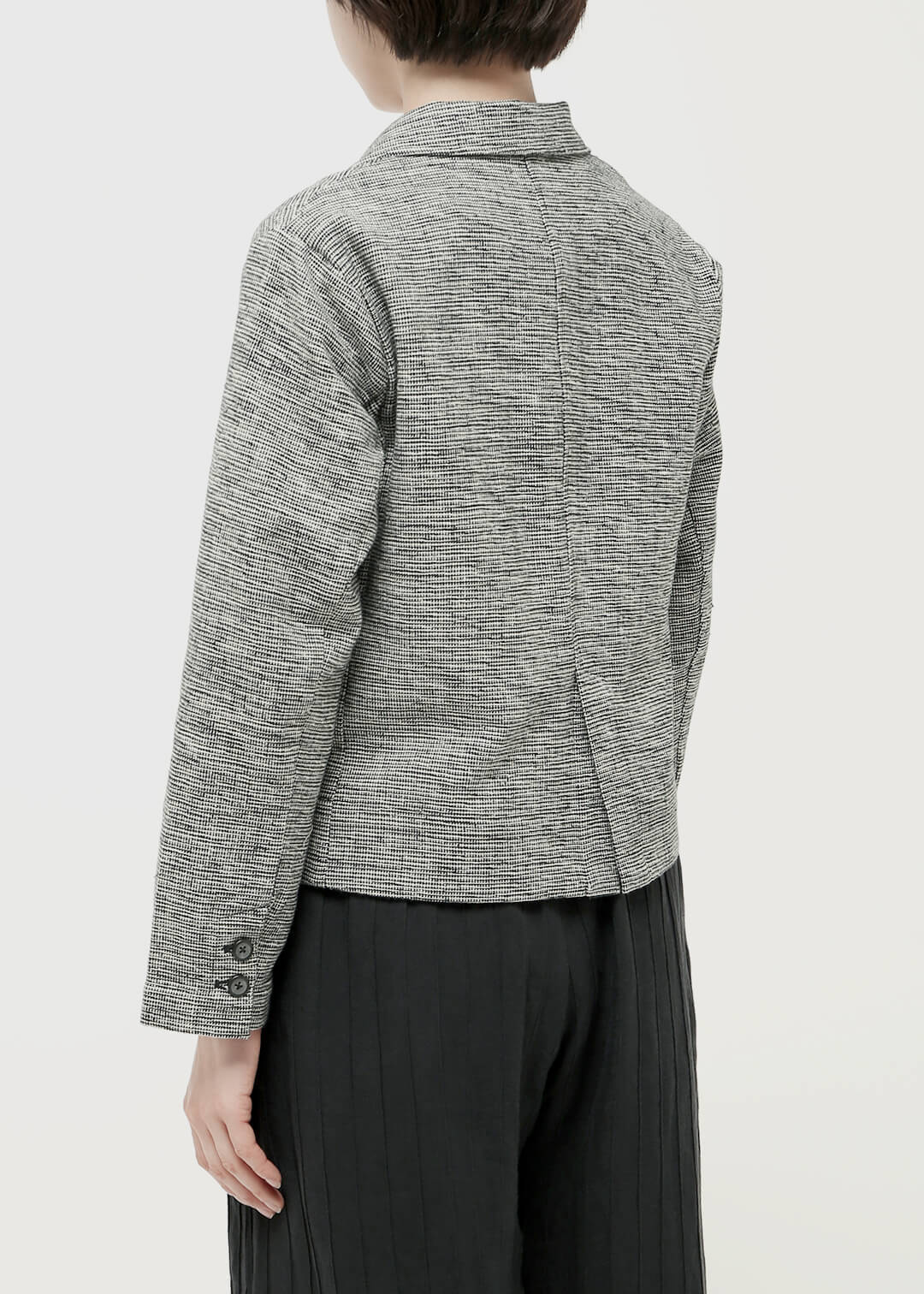 Oxford Khadi Tailored Short Jacket