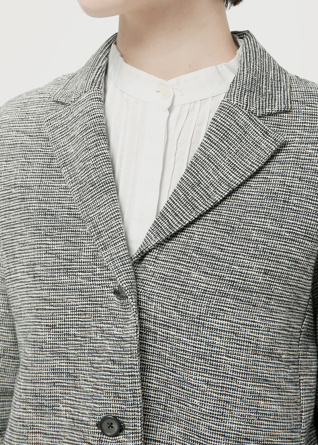 Oxford Khadi Tailored Short Jacket