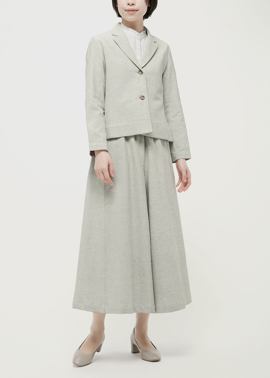 Oxford Khadi Tailored Short Jacket