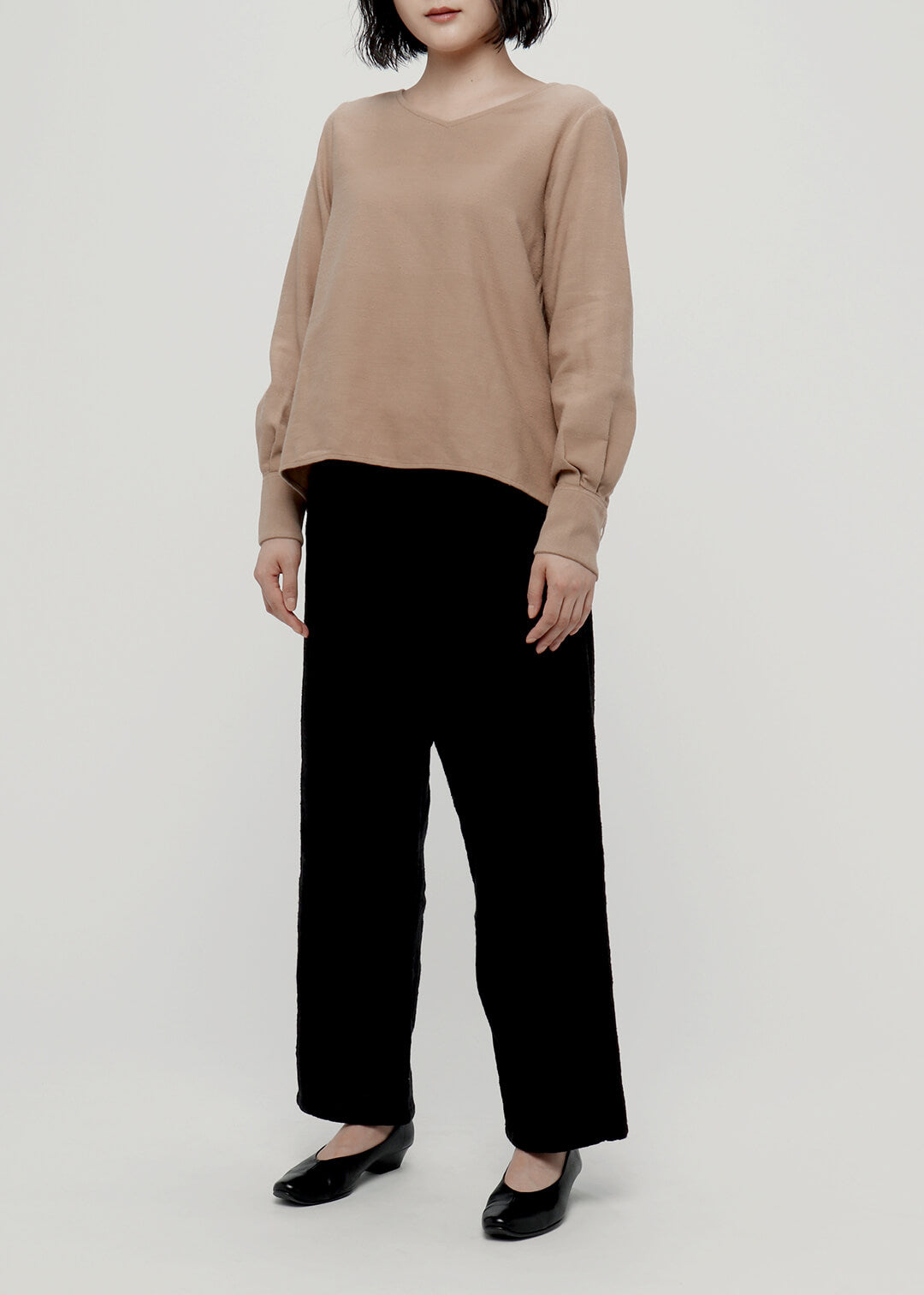 20s/100dt Khadi Pleats Sleeve BL