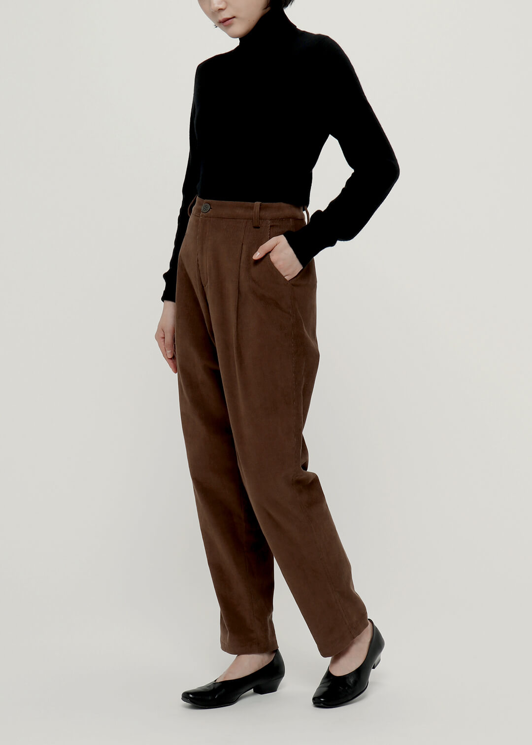 Corduroy Straight Pants