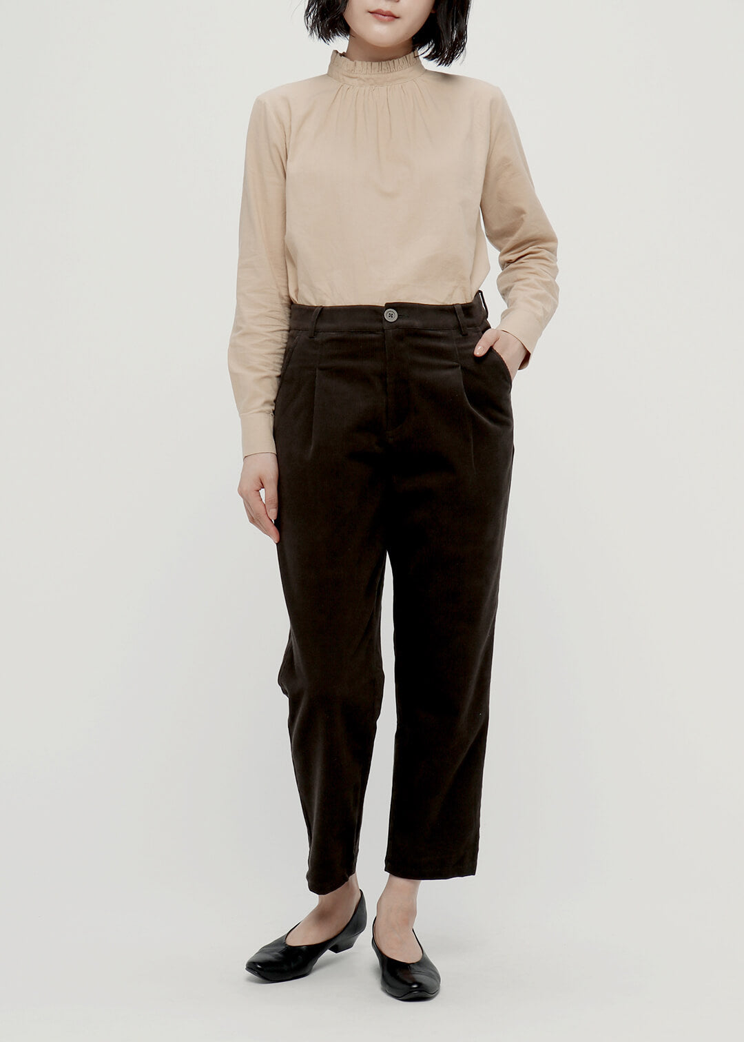 Corduroy Straight Pants