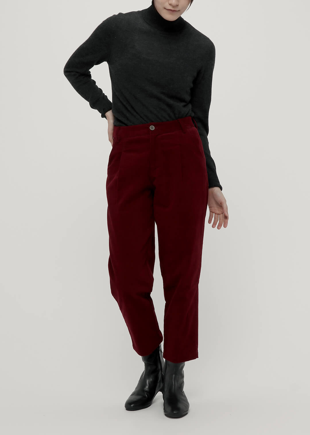 Corduroy Straight Pants