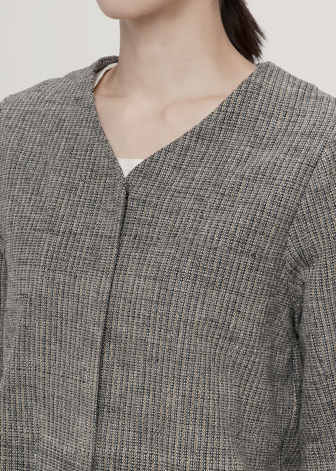 Oxford Khadi V Cut Cardigan