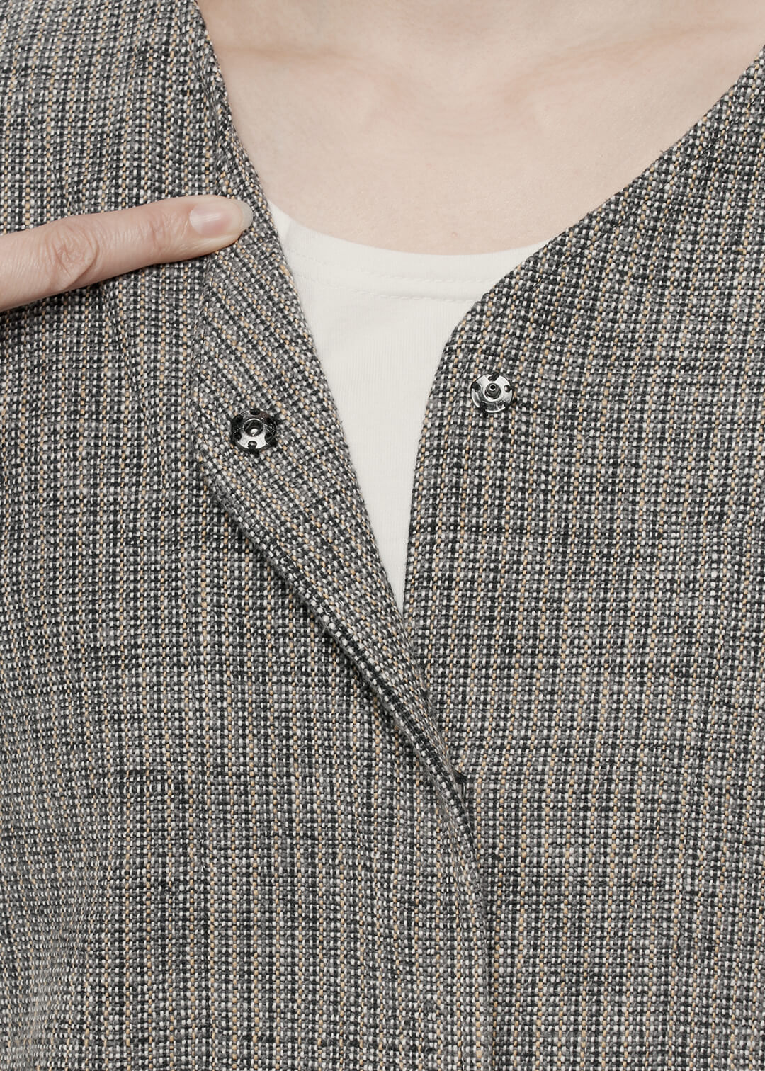 Oxford Khadi V Cut Cardigan