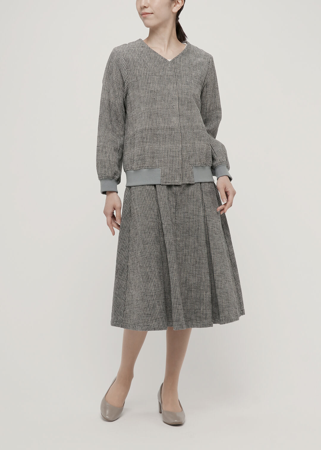 Oxford Khadi V Cut Cardigan