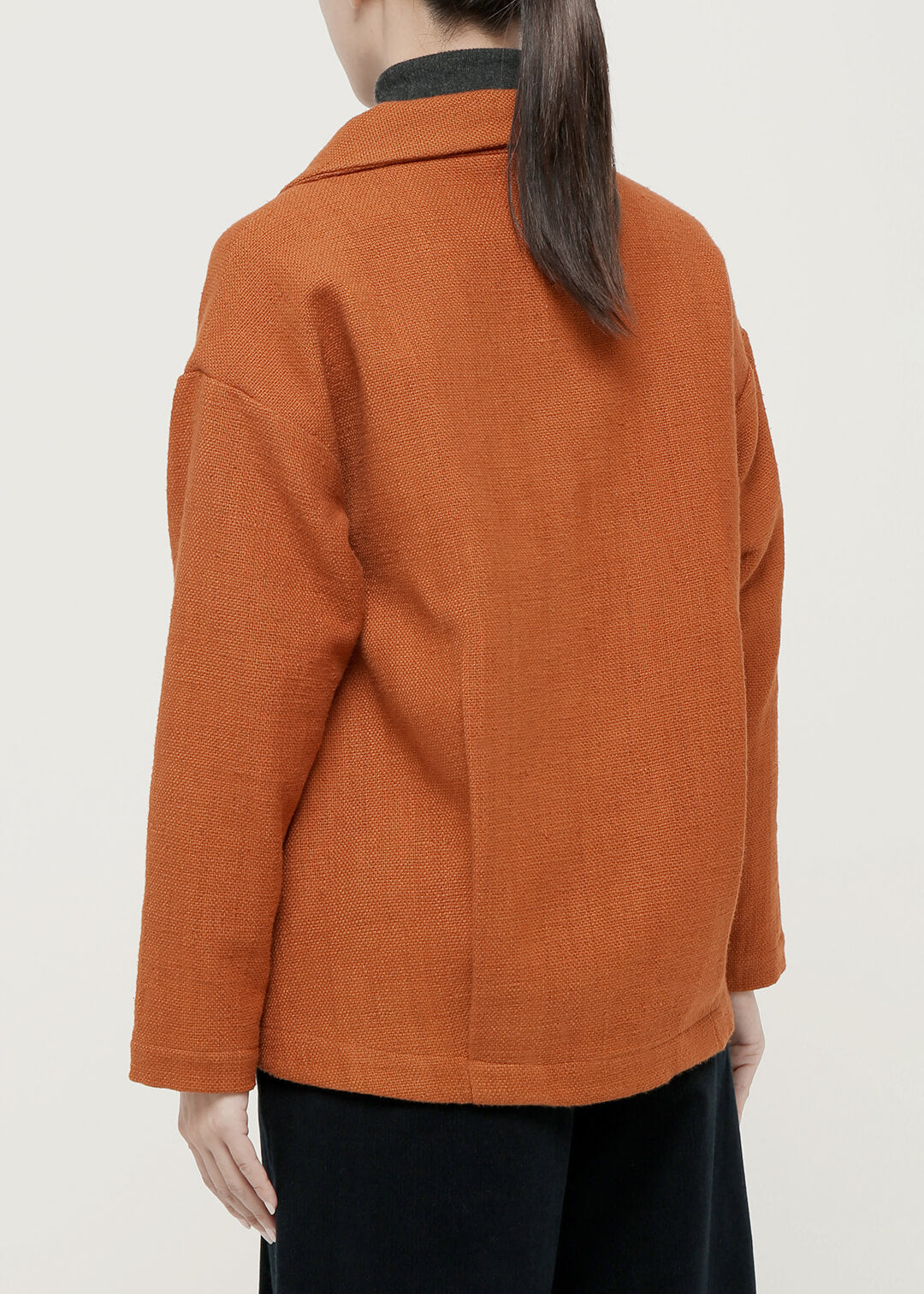 0 Khadi Cocoon Short Coat