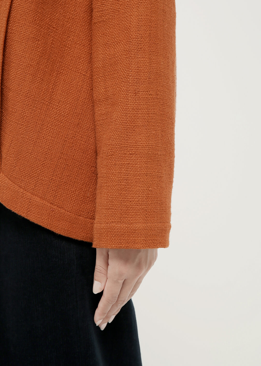 0 Khadi Cocoon Short Coat