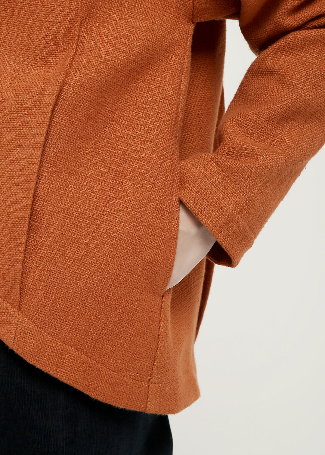 0 Khadi Cocoon Short Coat