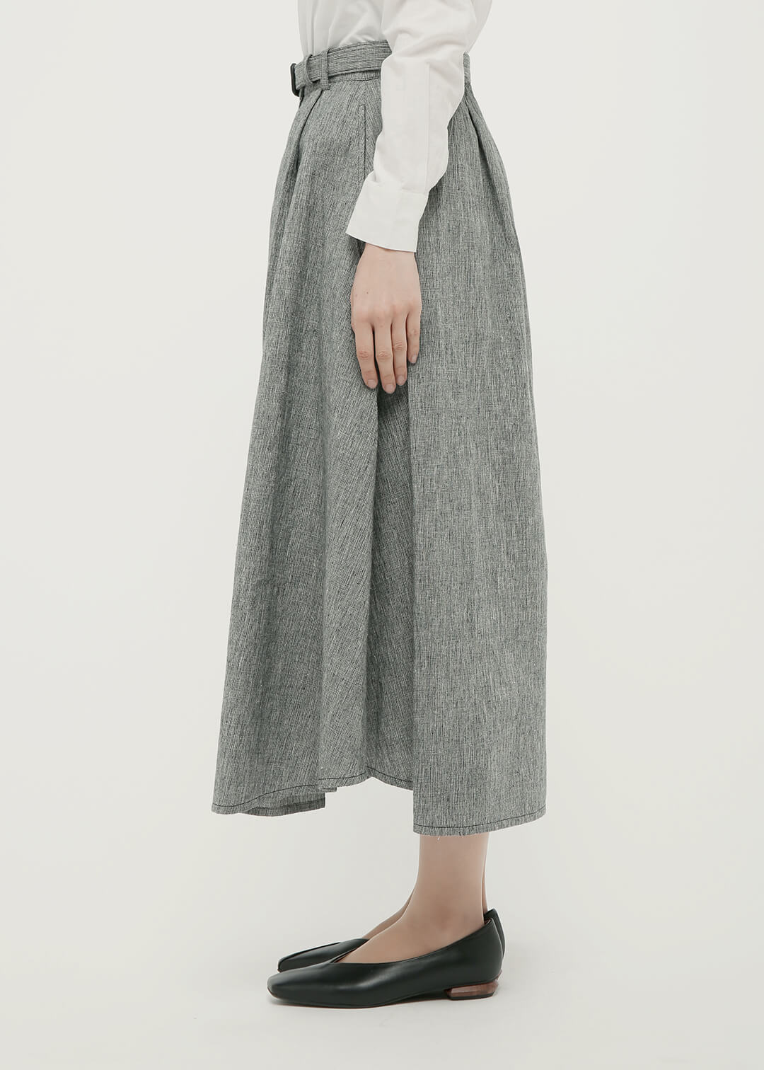 Summer Oxford Front Button Flare SK