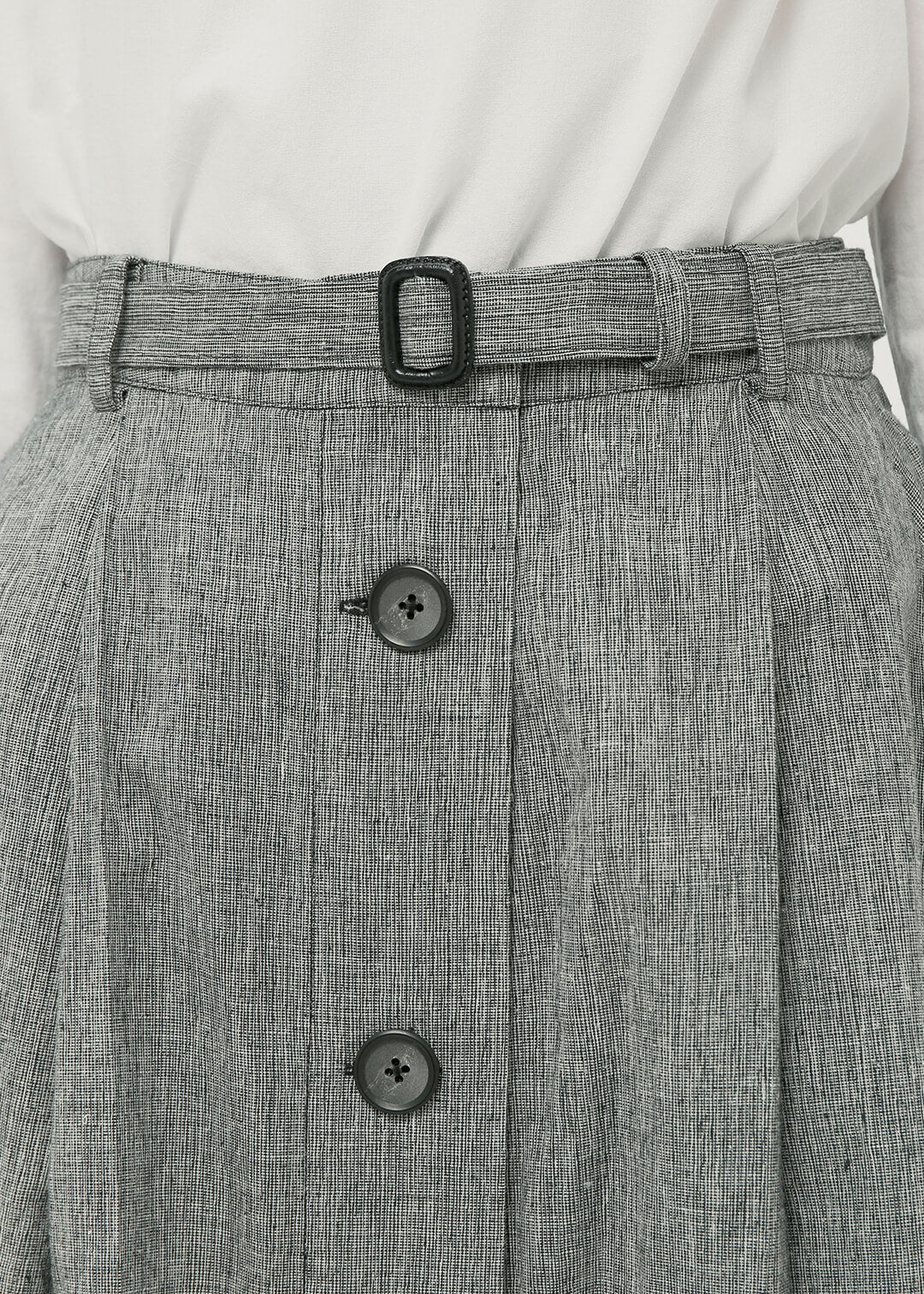 Summer Oxford Front Button Flare SK