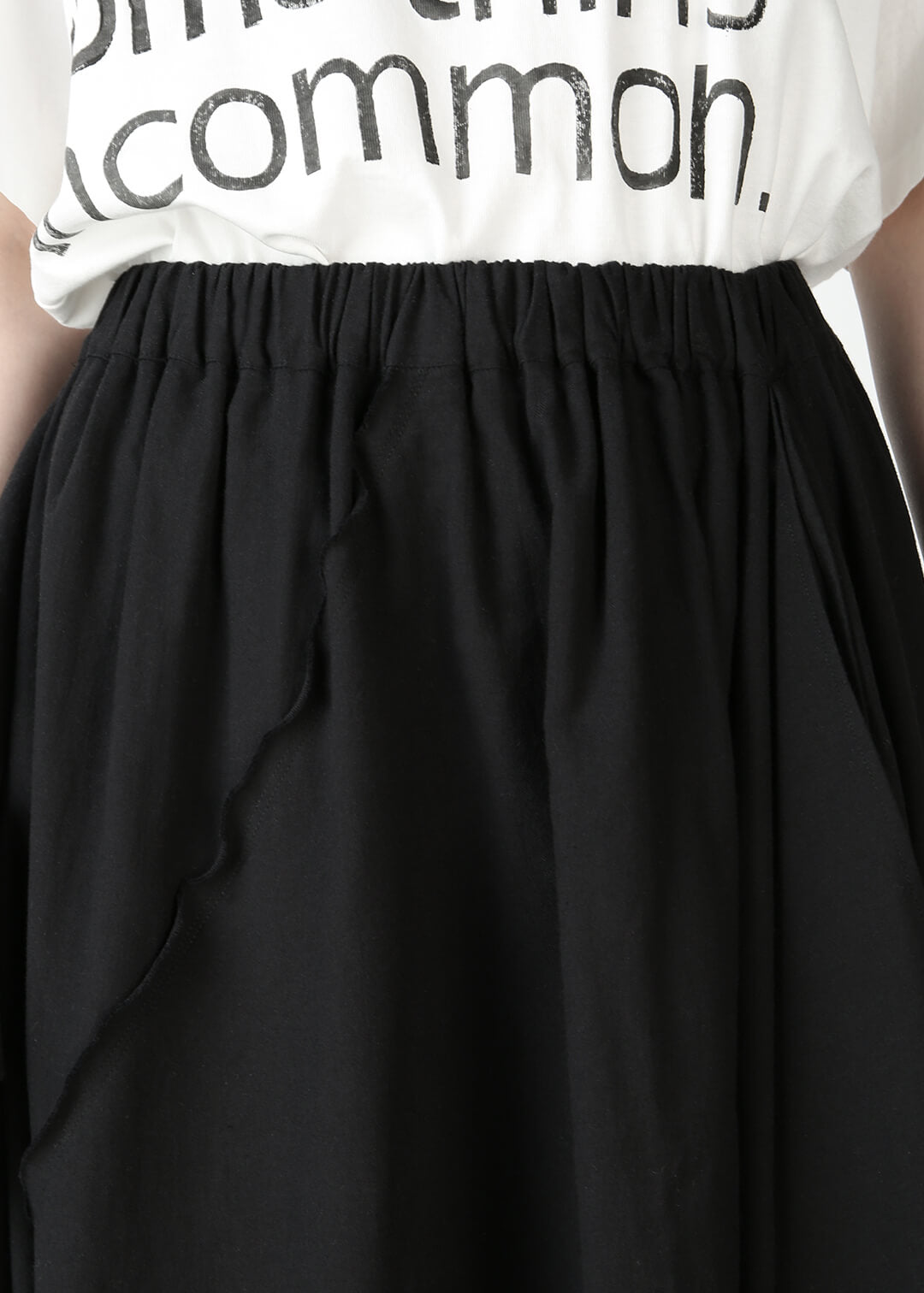 Yuragi Asymmetry Skirt 150tw Khadi