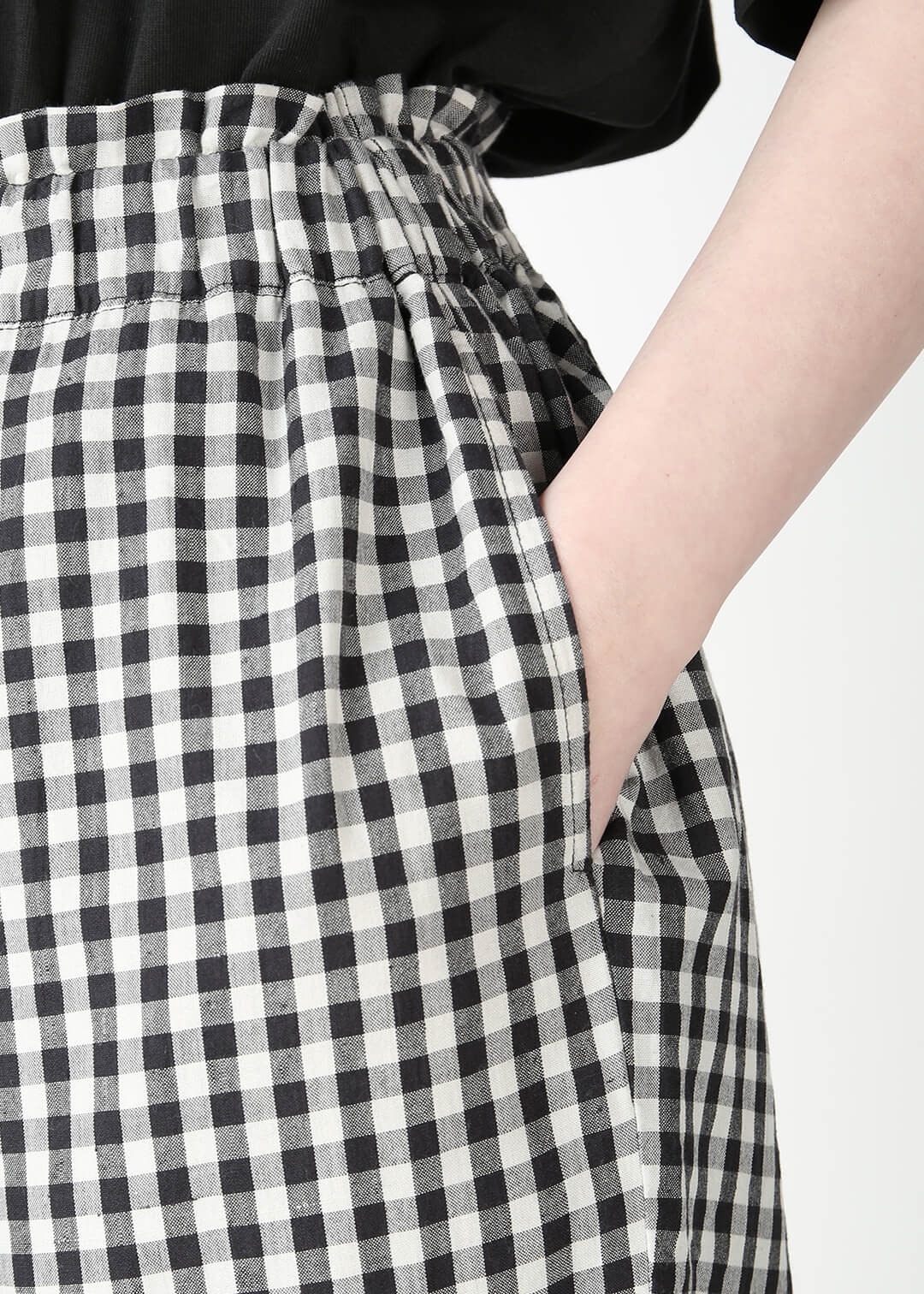 Kaname Relax Pants Gingham